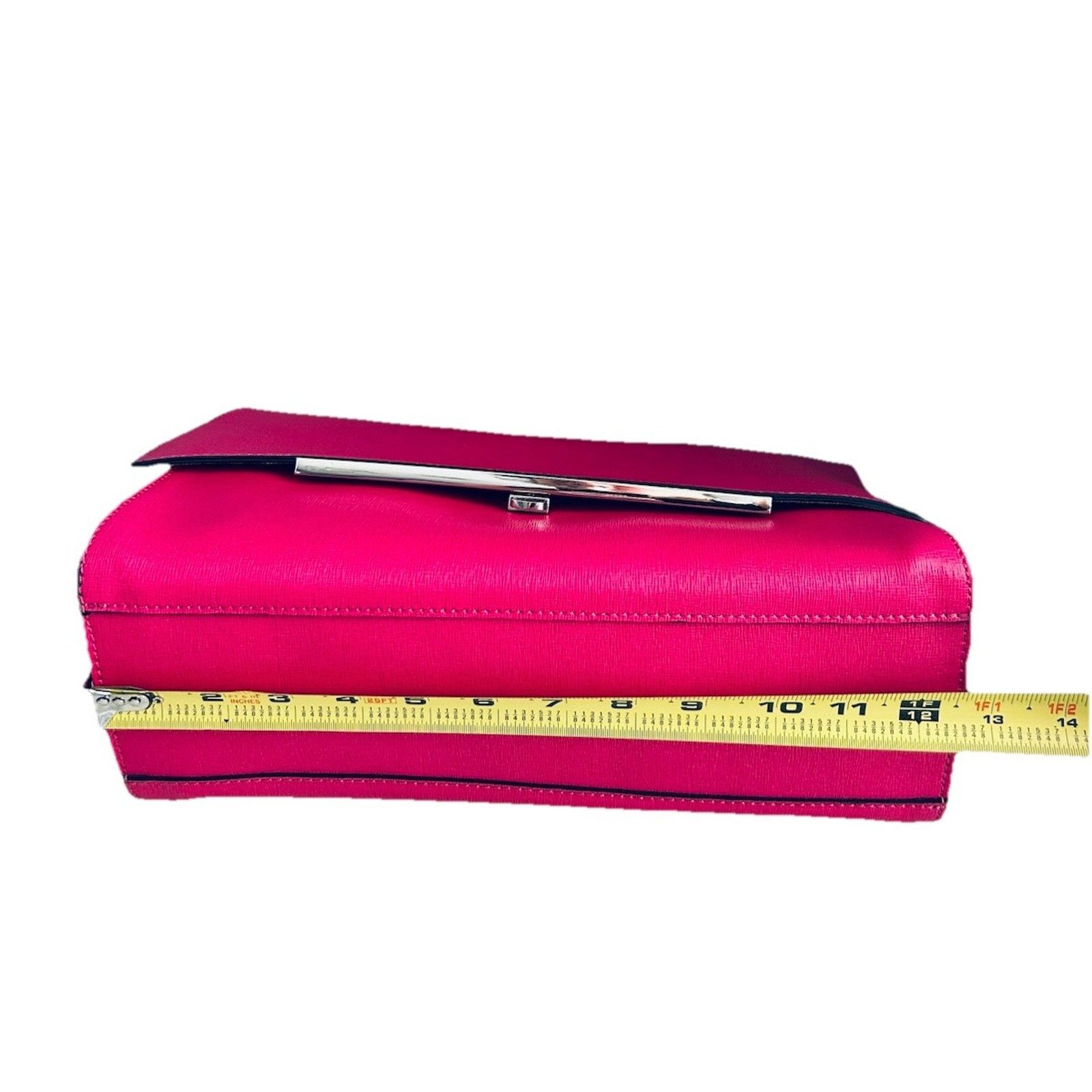 Gianni Chiarini NWT Gianni Chiarini Dua Handbag Hot Pink Bag Italy Metallic Size ONE SIZE - 13 Thumbnail