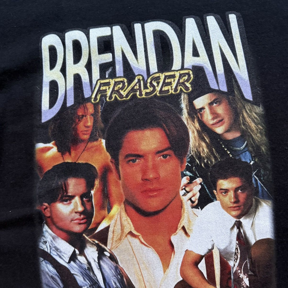 Vintage Vintage Y2K Brendan Fraser Tribute Tee Size US S / EU 44-46 / 1 - 4 Thumbnail