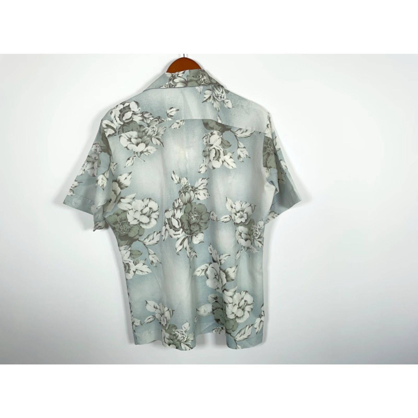 Vintage VINTAGE Joel of California Shirt Adult Large Green Floral Aloha Hawaiian Camp Collar Geometric 70s 80s Retro Men Size US L / EU 52-54 / 3 - 2 Thumbnail