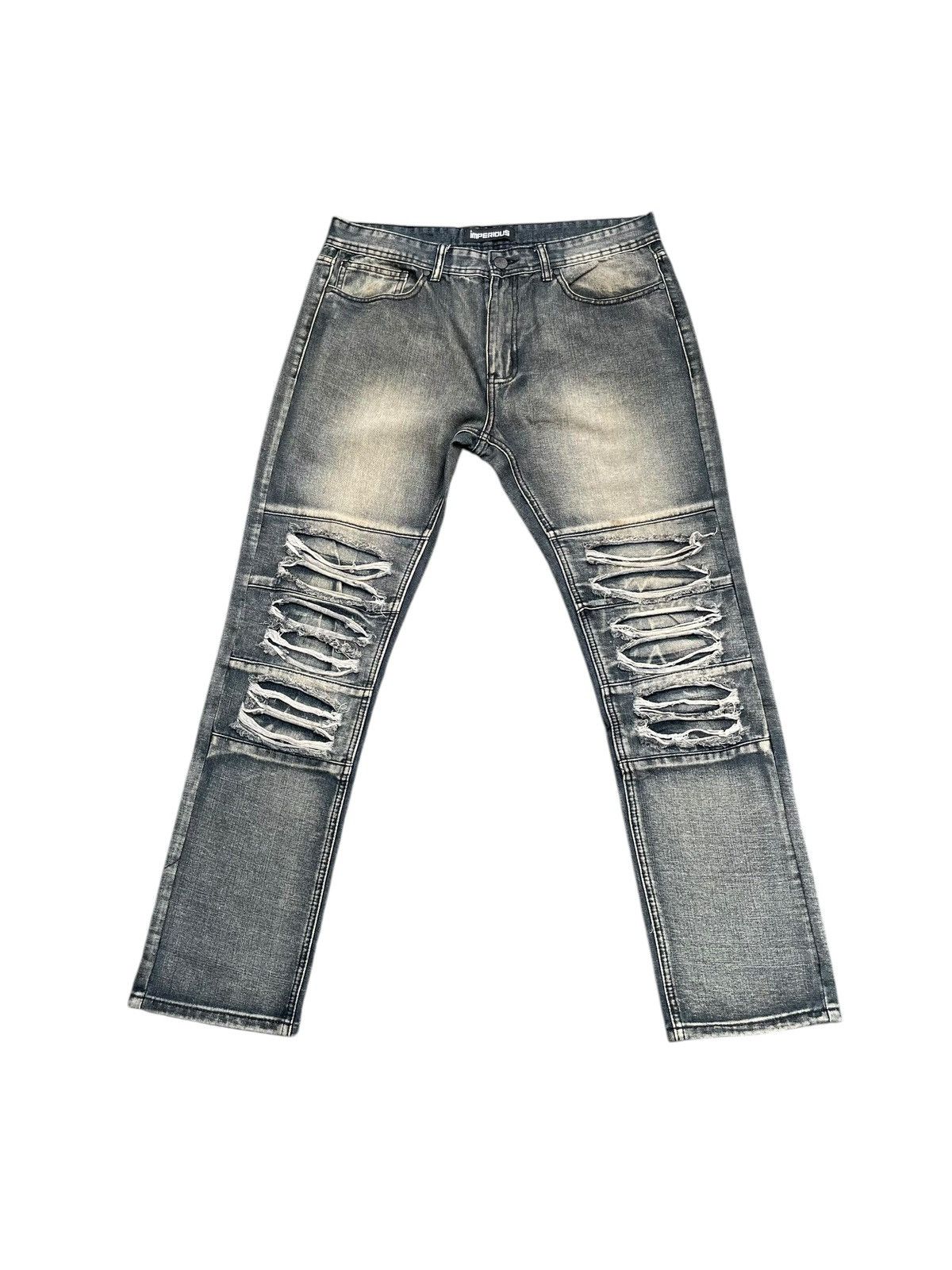 Imperious Imperious Distresed Denim Size US 37 - 1 Thumbnail