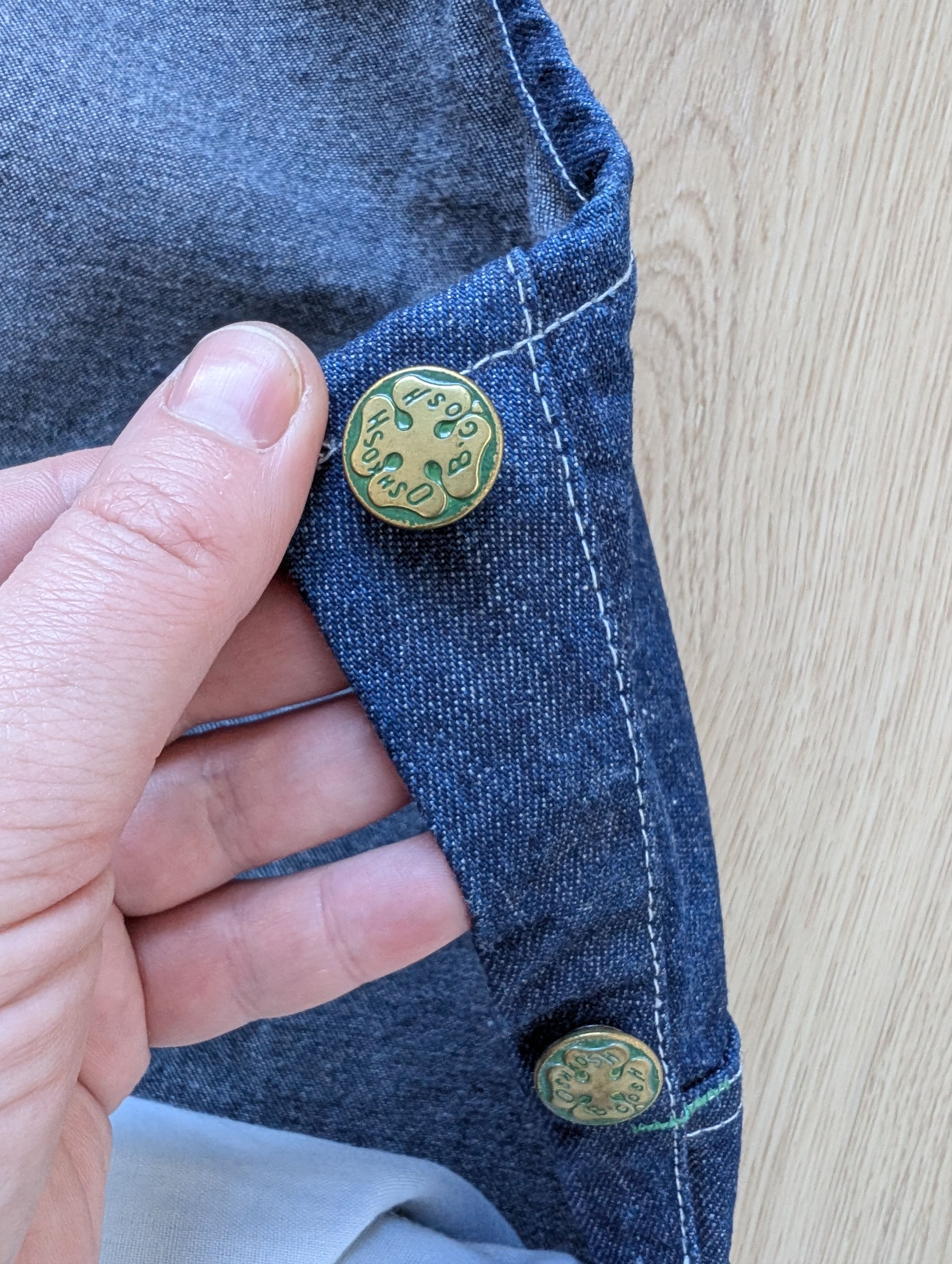 Other Vintage OshKosh B'gosh Vestback Denim Overalls Mens 40 x 31 Size US 40 / EU 56 - 7 Thumbnail