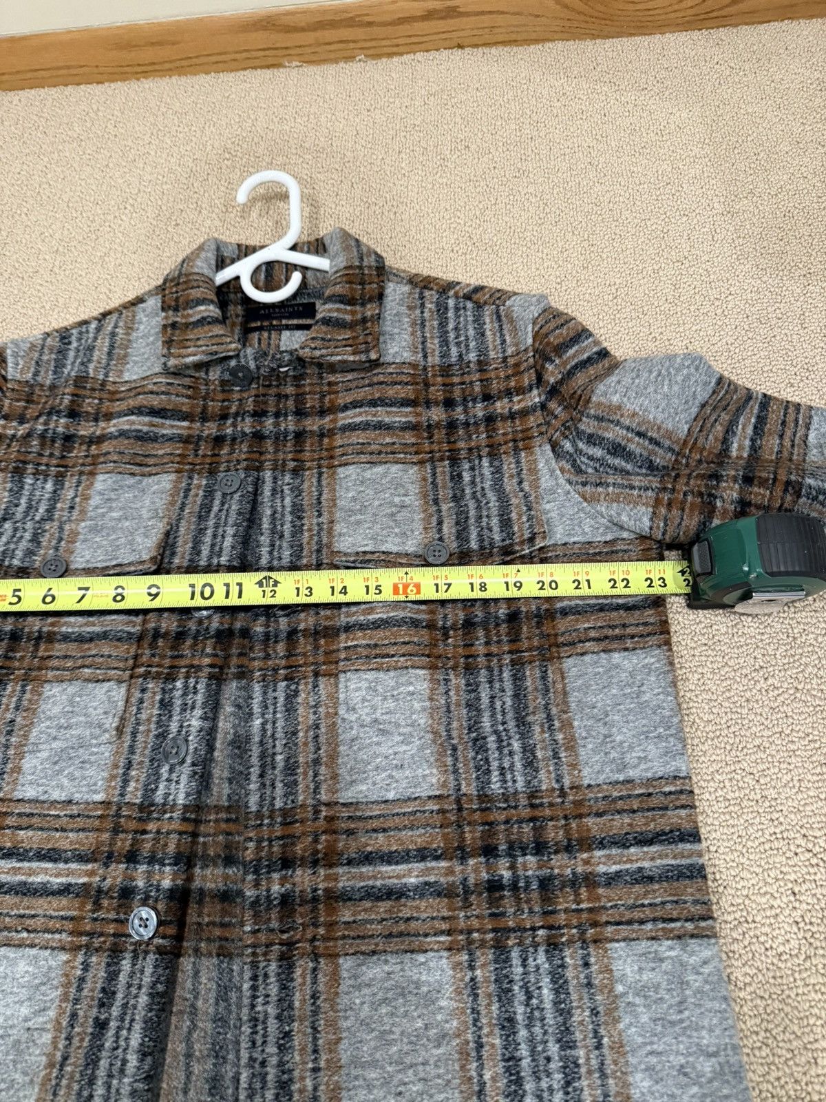 Allsaints Allsaints district checkered over shirt Size US M / EU 48-50 / 2 - 7 Thumbnail