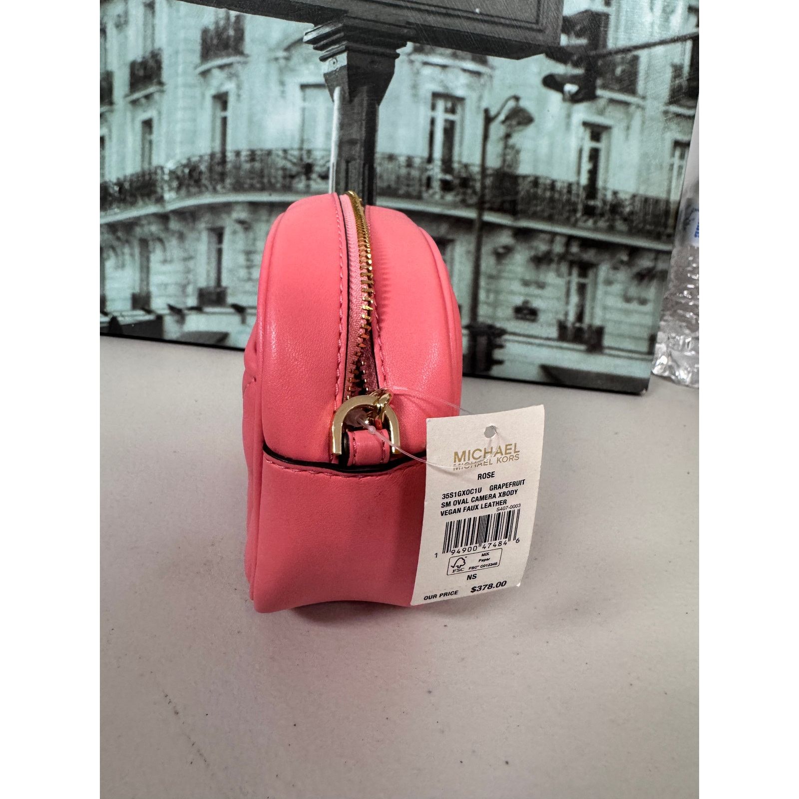 Michael Kors Michael Kors 35S1GX0C1U Rose Small Oval Camera Size ONE SIZE - 7 Thumbnail