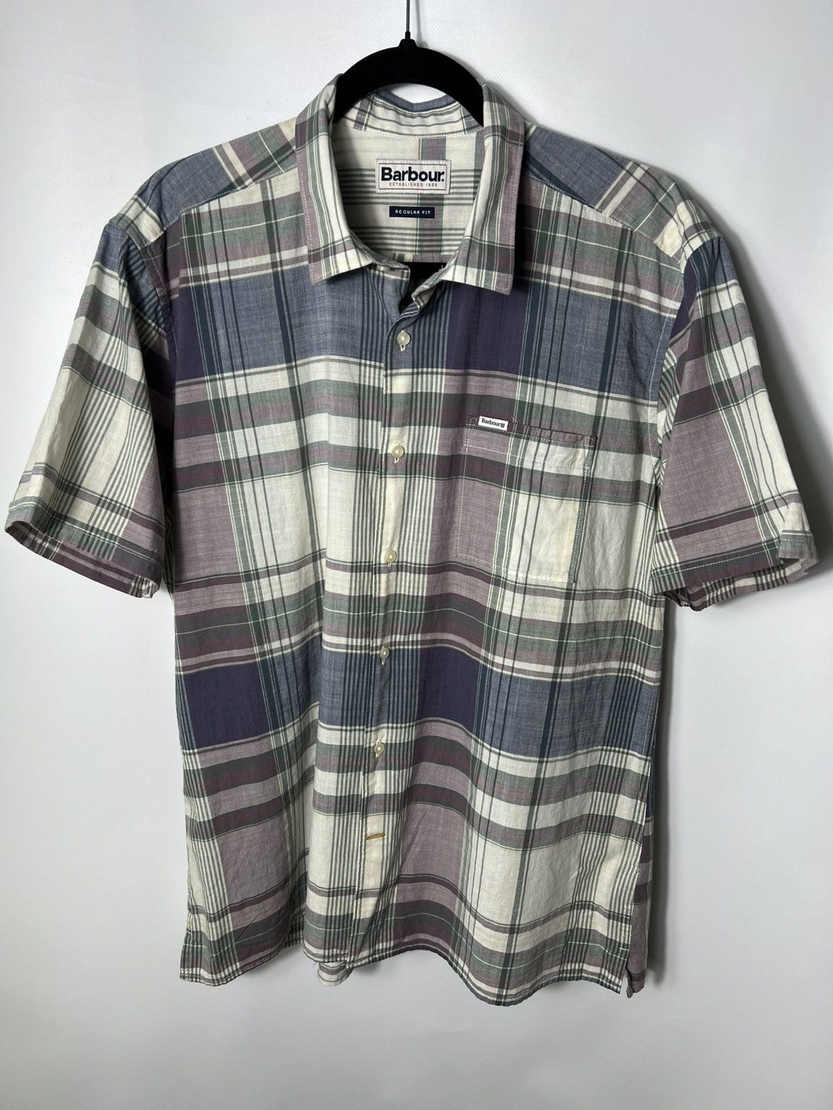 Barbour Vintage streetwear Barbour Swinton Regular Fit Button Shirt Size US L / EU 52-54 / 3 - 1 Thumbnail
