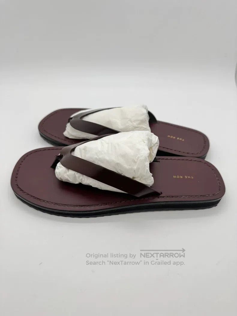 The Row The Row Flip Flops Women's Brown Sandals Size US 5.5 / IT 35.5 - 2 Thumbnail