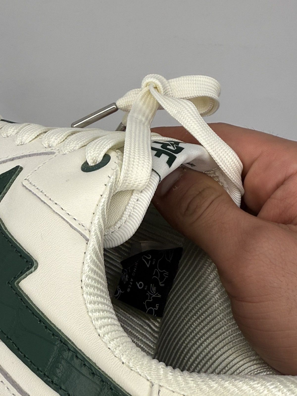 Bape A Bathing Ape Bapesta Icon #1 M2 Croc Pack Green size 9 Size US 9 / EU 42 - 9 Thumbnail