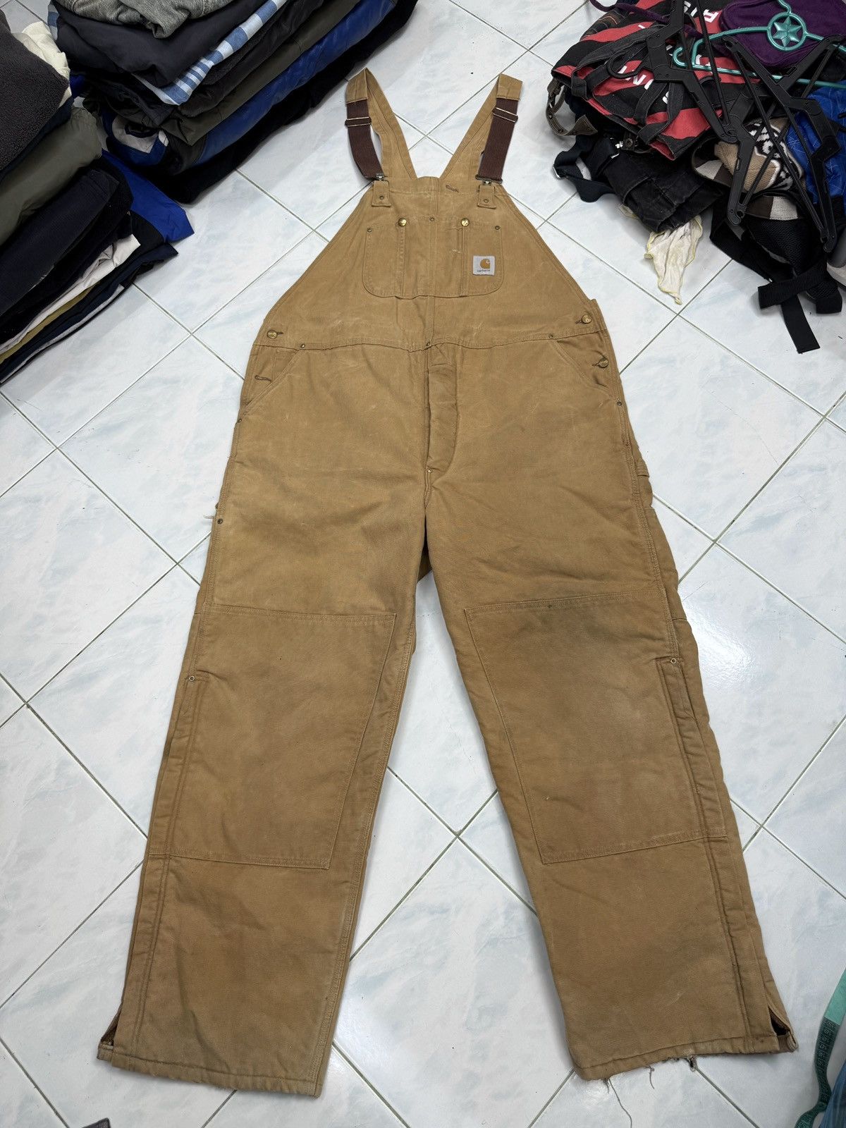Carhartt 🔥🔥🔥ARCHIVE VINTAGE CARHARTT JUMPSUIT/OVERALL SIZE XL Size US 44 / EU 60 - 1 Thumbnail
