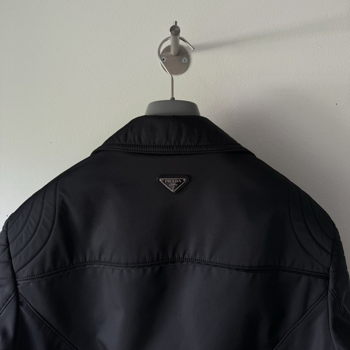 Prada × Raf Simons 1/1 Custom-Made SS22 Prada Re-Nylon Biker Jacket Size US M / EU 48-50 / 2 - 7 Thumbnail