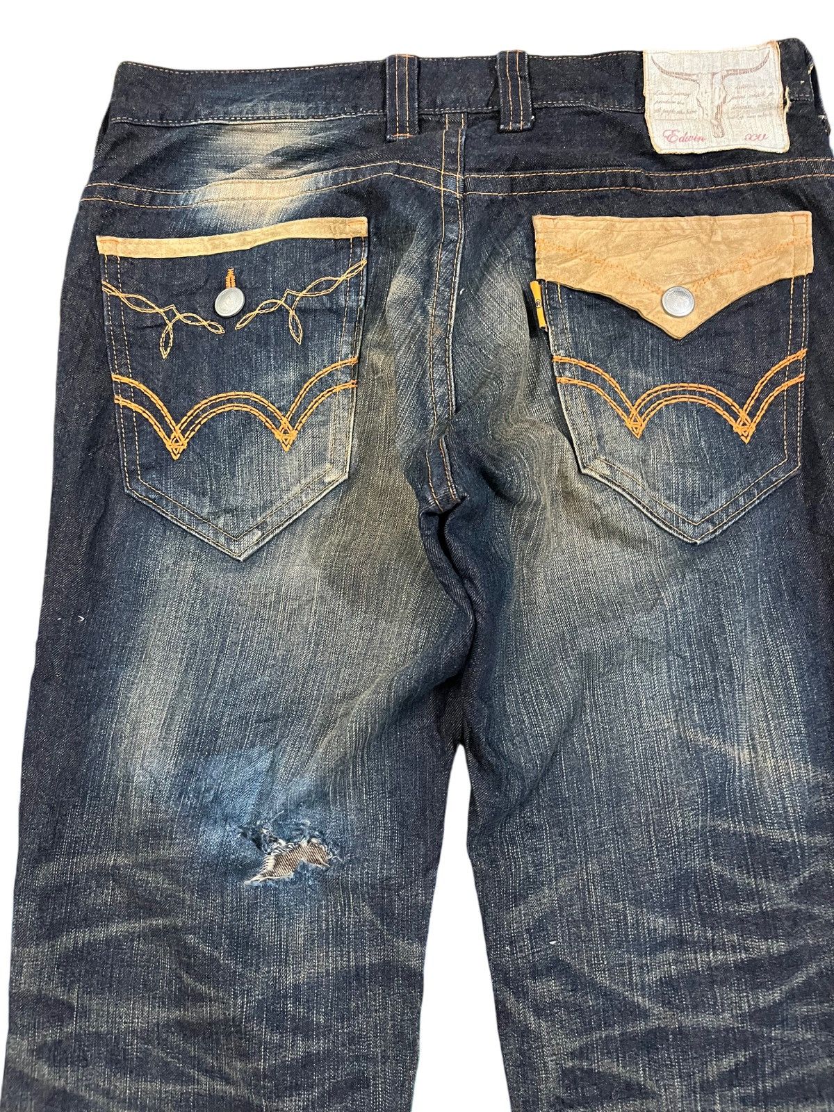 Edwin × Japanese Brand Vintage Edwin XV Flare Mudwash Denim Size US 36 / EU 52 - 6 Thumbnail