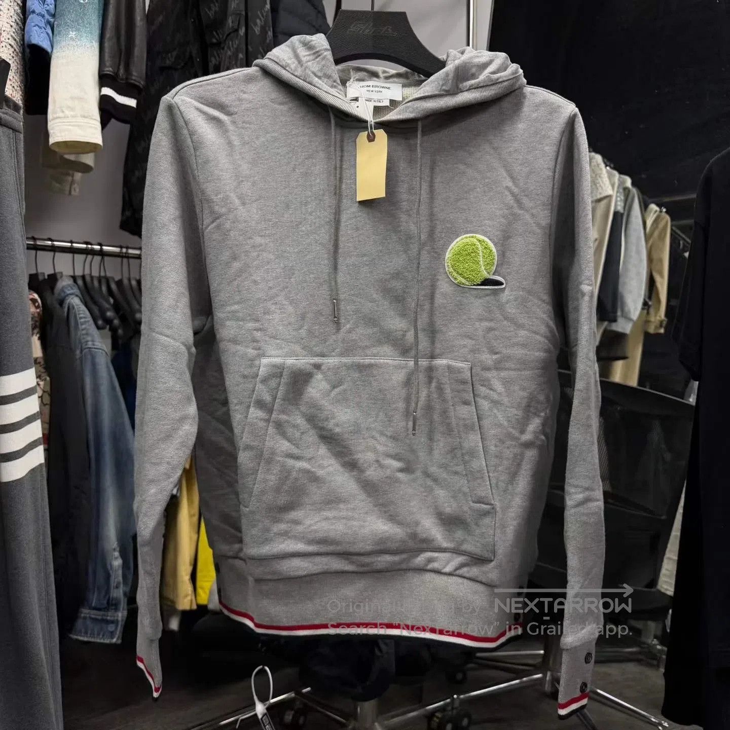 Thom Browne Thom Browne Tennis Embroidered Hoodie| Size US S / EU 44-46 / 1 - 1 Thumbnail