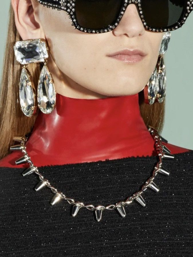 Gucci Gucci Long Necklace With Interlocking GG Studs Size ONE SIZE - 11 Thumbnail