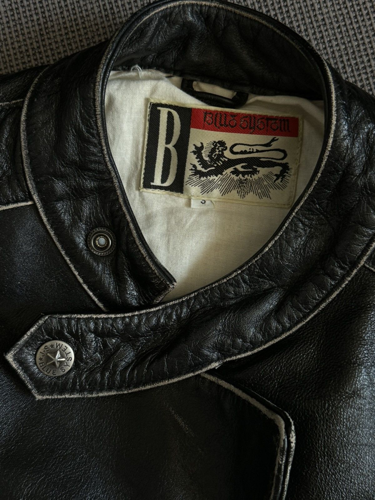 Other Queen Blue System 1990 leather jacket Size US M / EU 48-50 / 2 - 7 Thumbnail