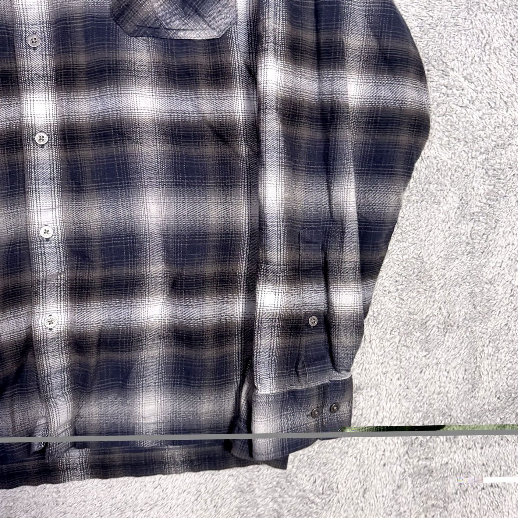 Vintage Kuhl Shirt Mens XL Dillingr Flannel Blue Plaid Cotton Tencel Long Sleeve 7186 Size US XL / EU 56 / 4 - 3 Thumbnail