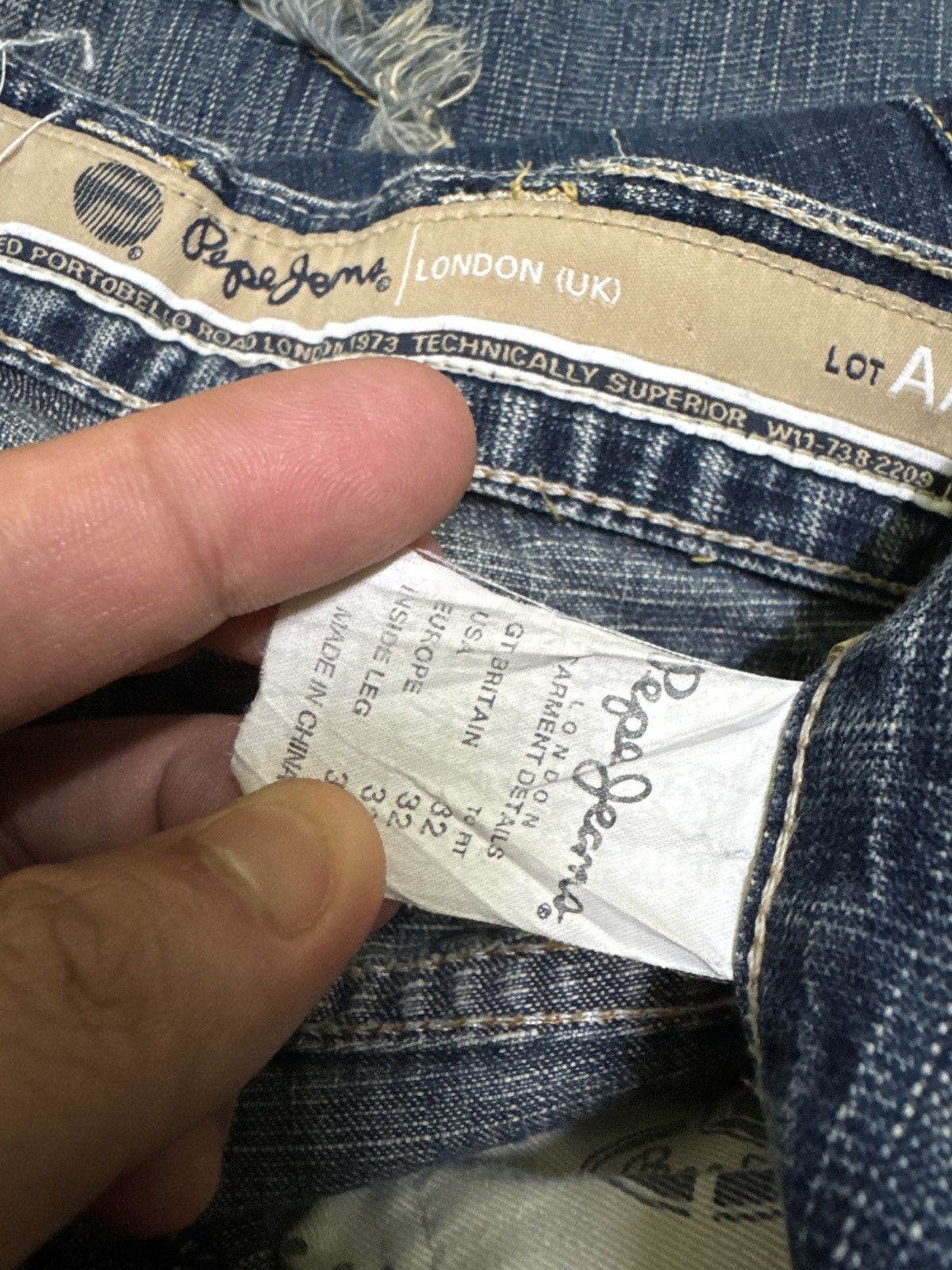 JNCO PEPE JEANS RECONSTRUCTED BAGGY LARGE POCKET JEANS Size US 32 / EU 48 - 13 Thumbnail