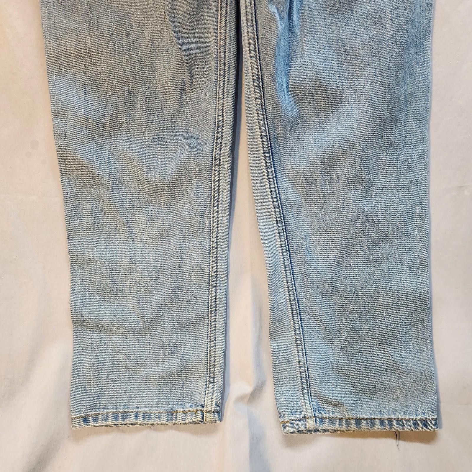 Levi's Levis 550 Relaxed Fit Light Wash Jeans 32x30 Blank Tab Size US 32 / EU 48 - 7 Thumbnail