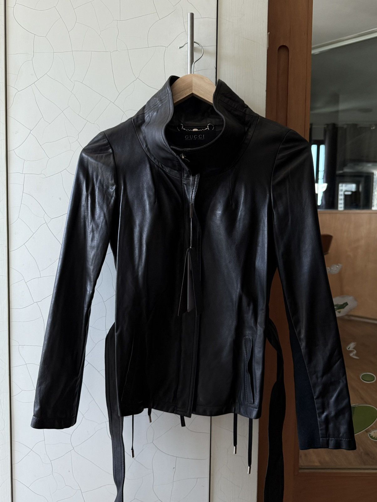 Gucci Gucci Leather biker Jacket Size S / US 4 / IT 40 - 7 Thumbnail