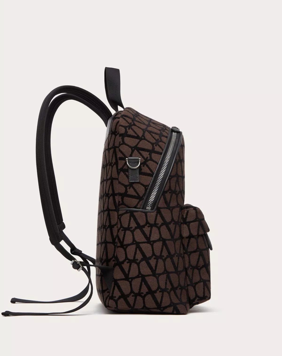 Valentino oc11z0625 Size:OS/Toile Iconographe Backpack in Black Size ONE SIZE - 4 Thumbnail