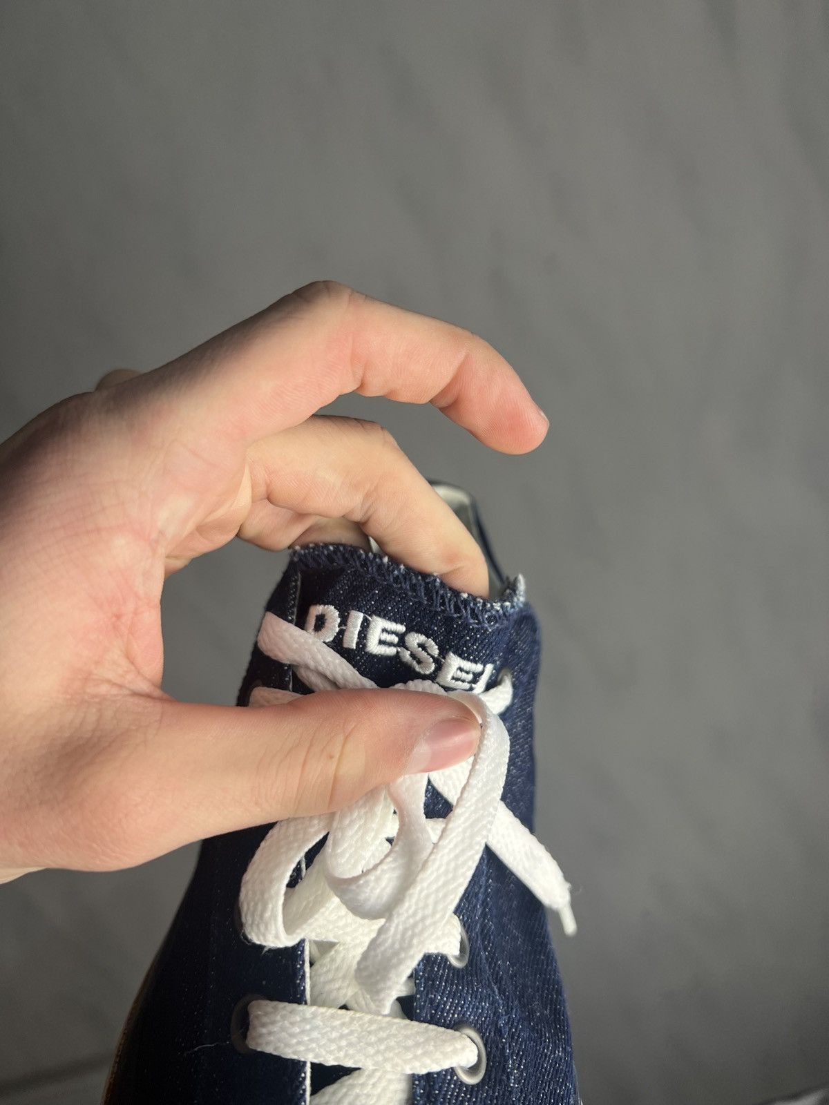 Diesel Vintage Diesel Denim Low Top Sneakers Size US 10 / EU 43 - 8 Thumbnail