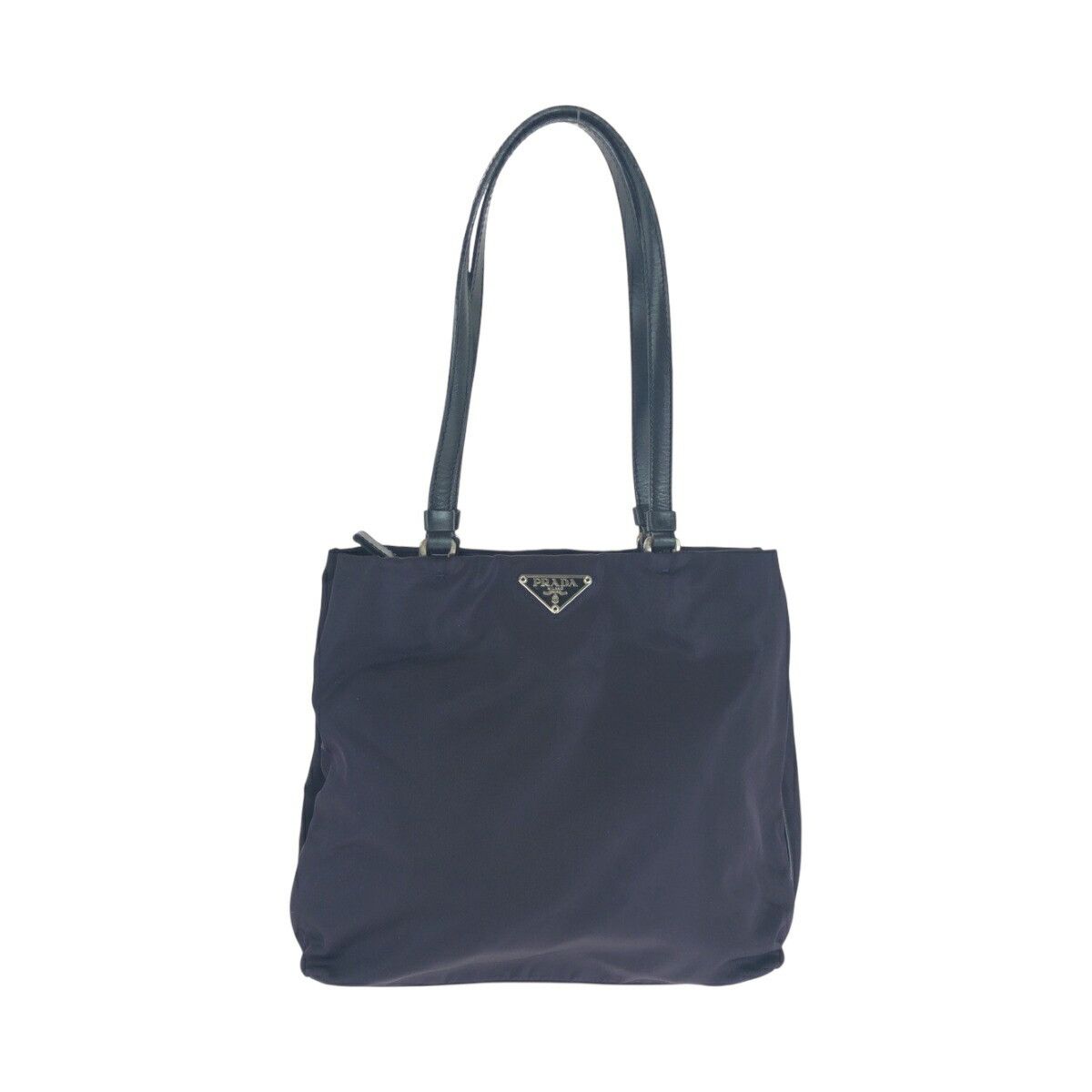 Prada Prada Tessuto Triangle Logo Plate Nylon 2Way Bag Others Tote Bag in Purple, Women's