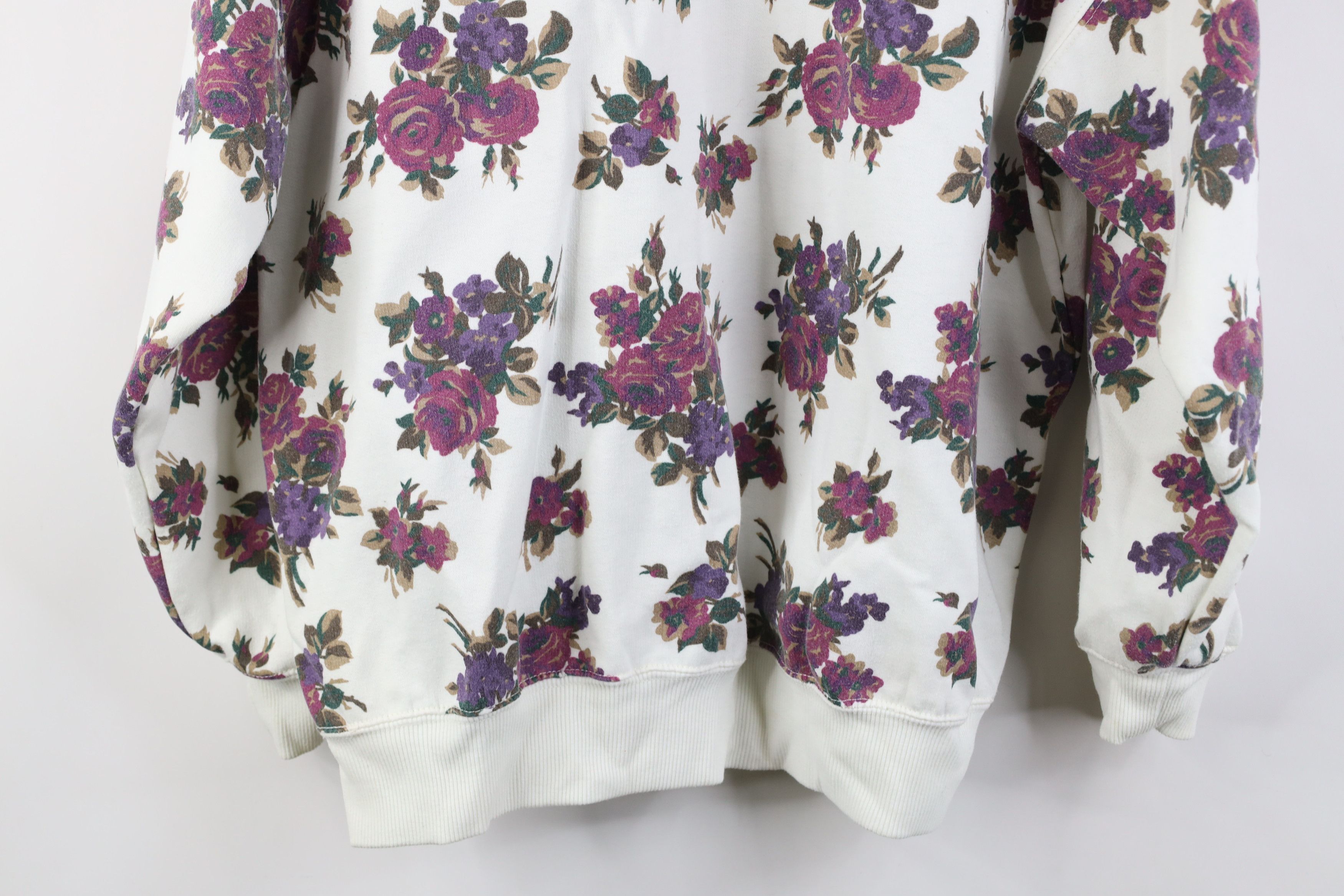 Vintage Vintage 90s Streetwear All Over Print Henley Sweatshirt Size L / US 10 / IT 46 - 10 Thumbnail