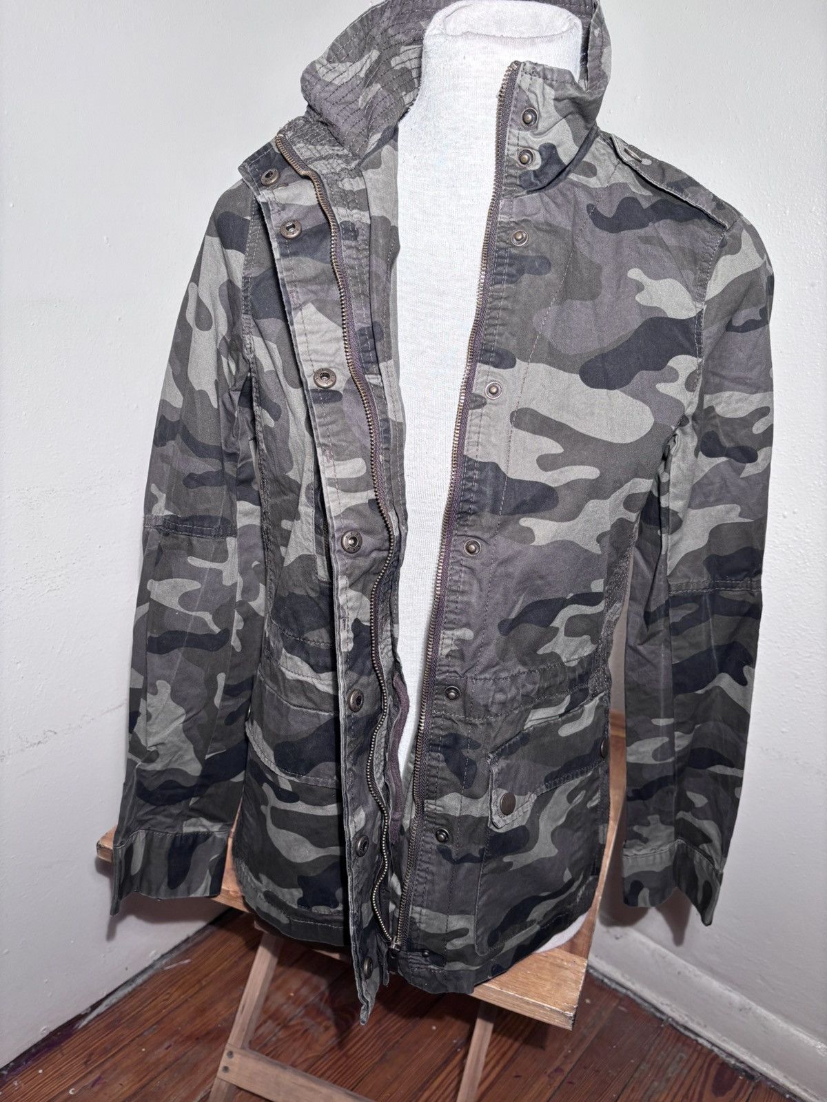 Other Love Tree Anorak Camo Jacket Size M / US 6-8 / IT 42-44 - 10 Thumbnail