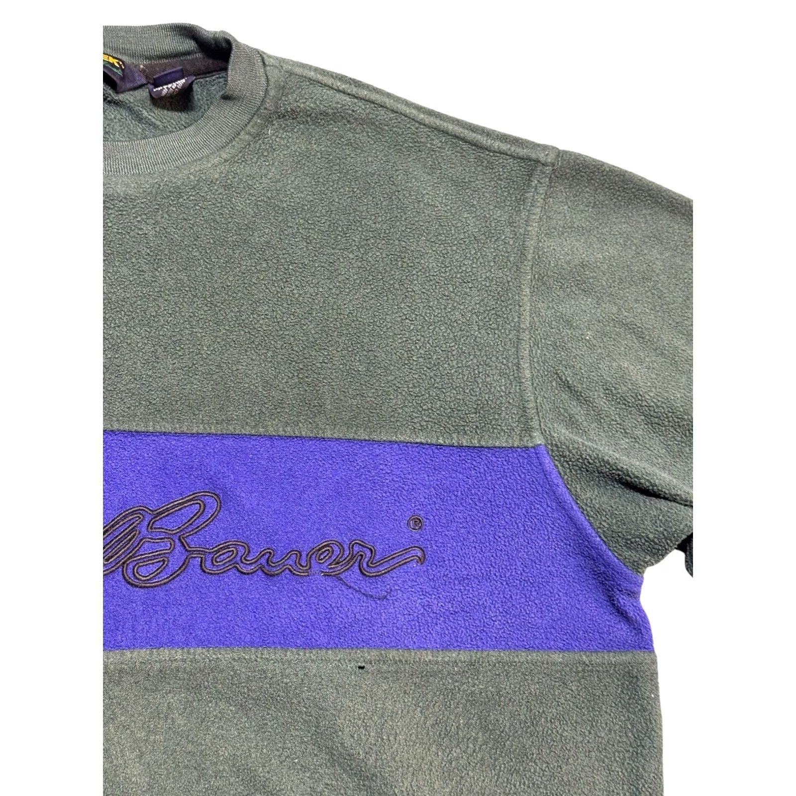 Eddie Bauer VINTAGE Eddie Bauer Ebtek Sweater Mens M Green Crewneck Pullover Fleece Athletic 90s Size US M / EU 48-50 / 2 - 3 Thumbnail