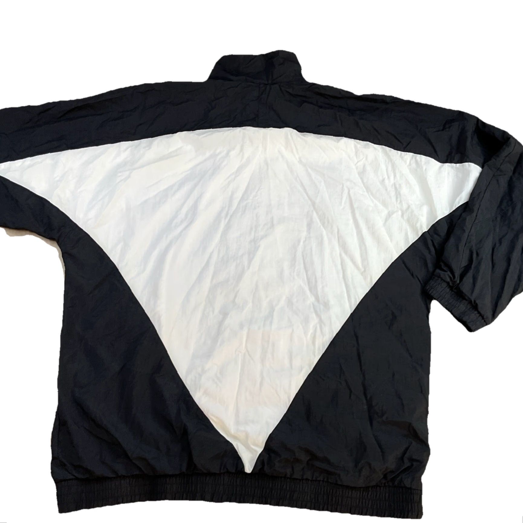 VINTAGE adidas Jacket 80s 90s Windbreaker Nylon Lined Colorblock XL Multicolor