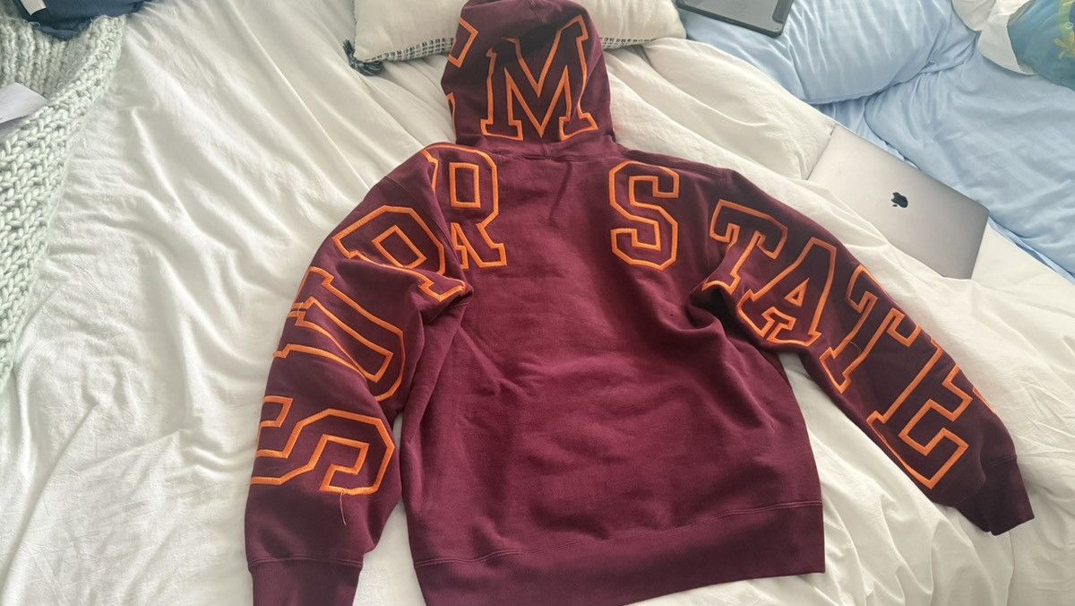 Supreme Supreme State Hooded Sweatshirt Size US M / EU 48-50 / 2 - 7 Thumbnail