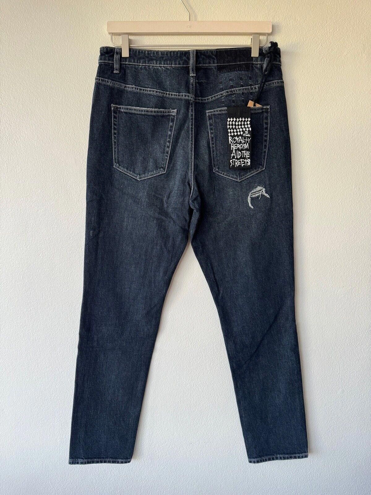 Ksubi new Ksubi mens denim jean wolfgang 32 blue blood patched rip Size US 32 / EU 48 - 5 Thumbnail