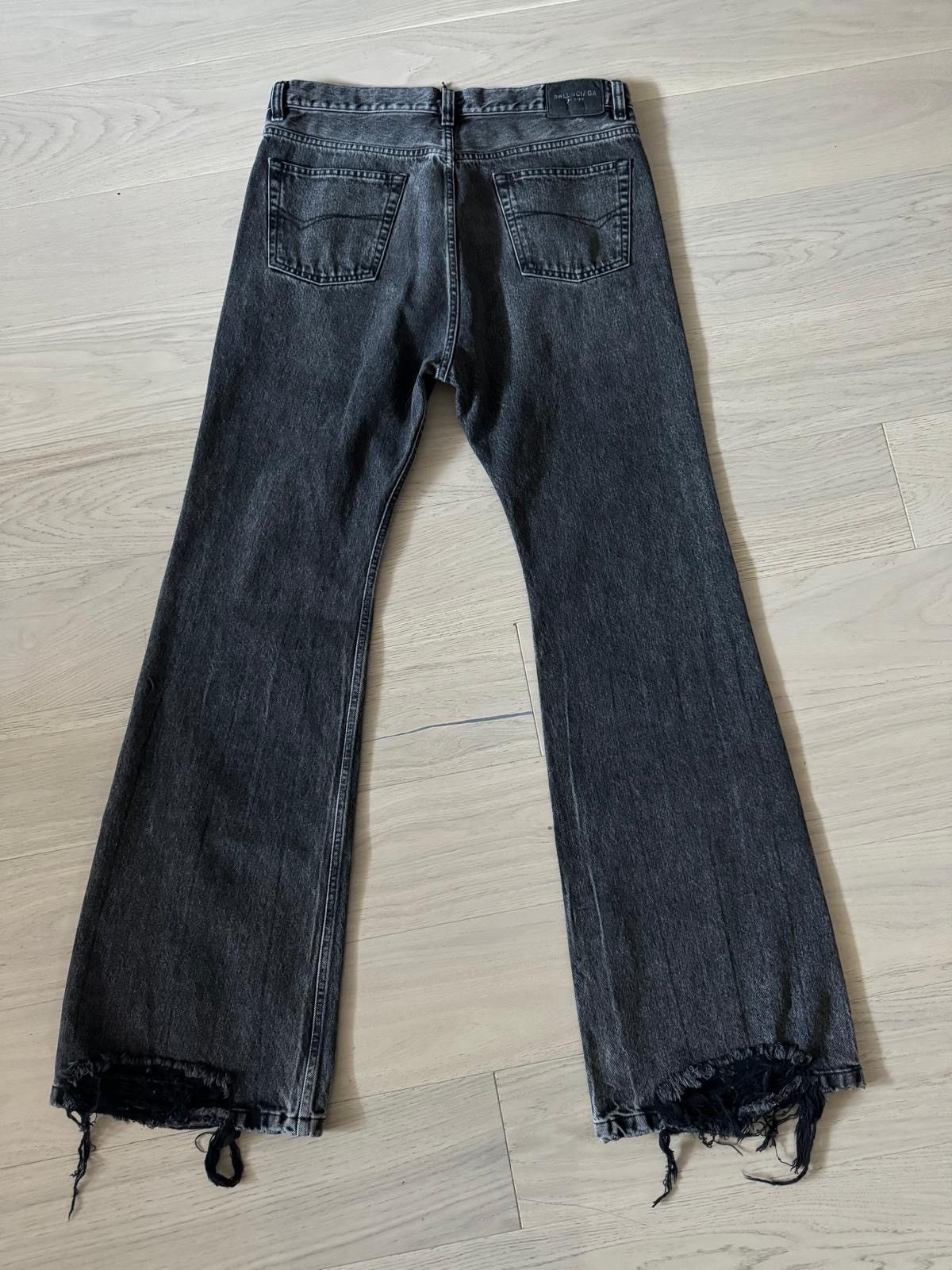 Balenciaga Lost Tape Flared Denim Jeans Size US 36 / EU 52 - 6 Thumbnail