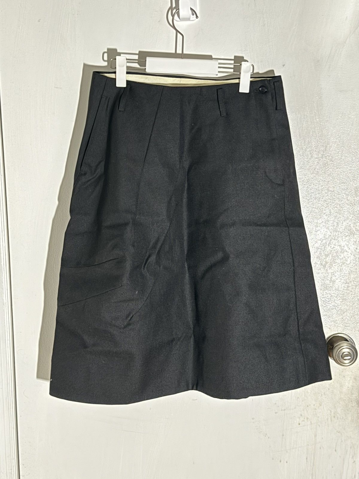 Comme des Garçons Homme Plus SS 20 Articulated Wool Skirt