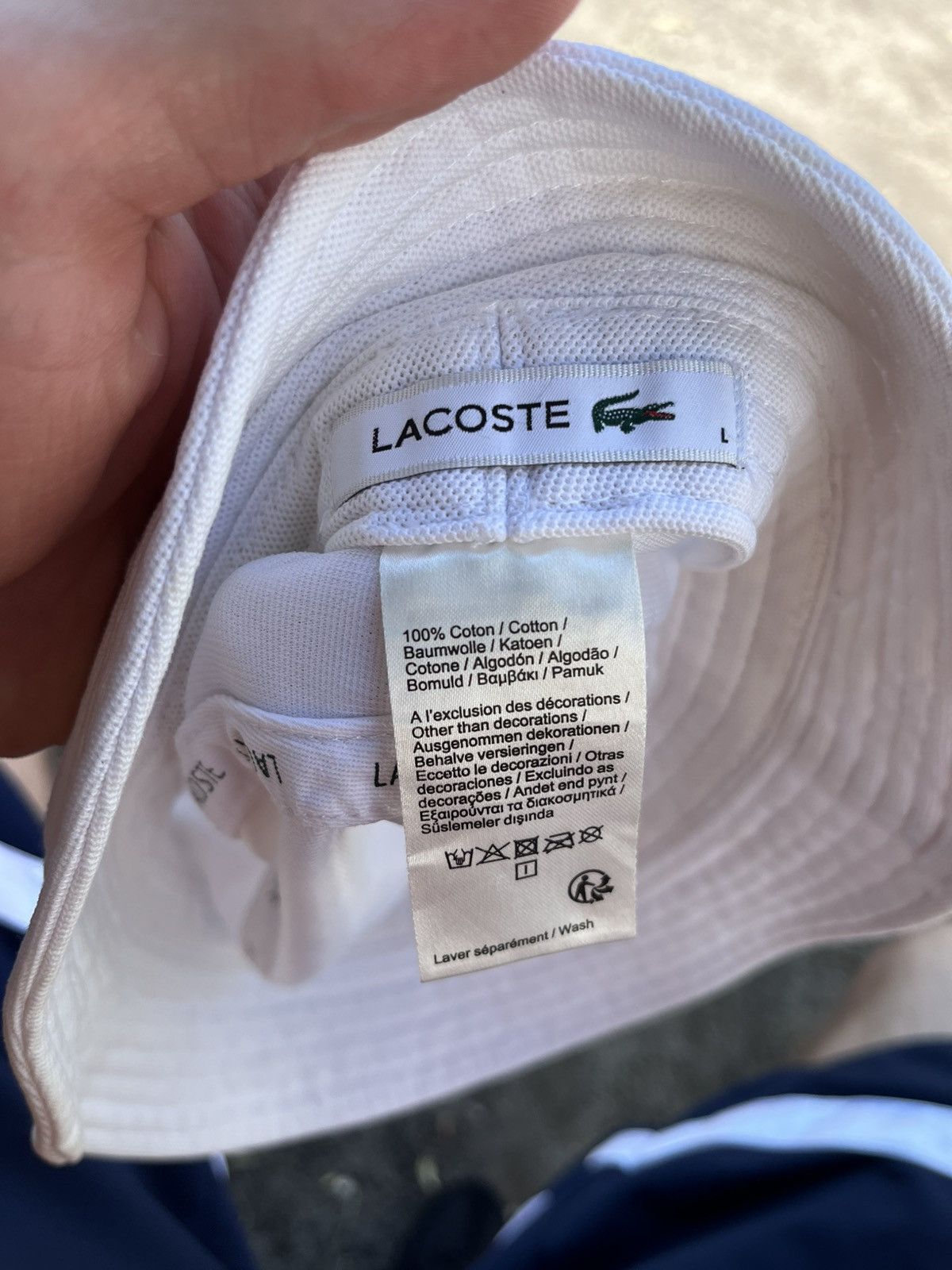 Lacoste Lacoste Panama Size ONE SIZE - 3 Thumbnail