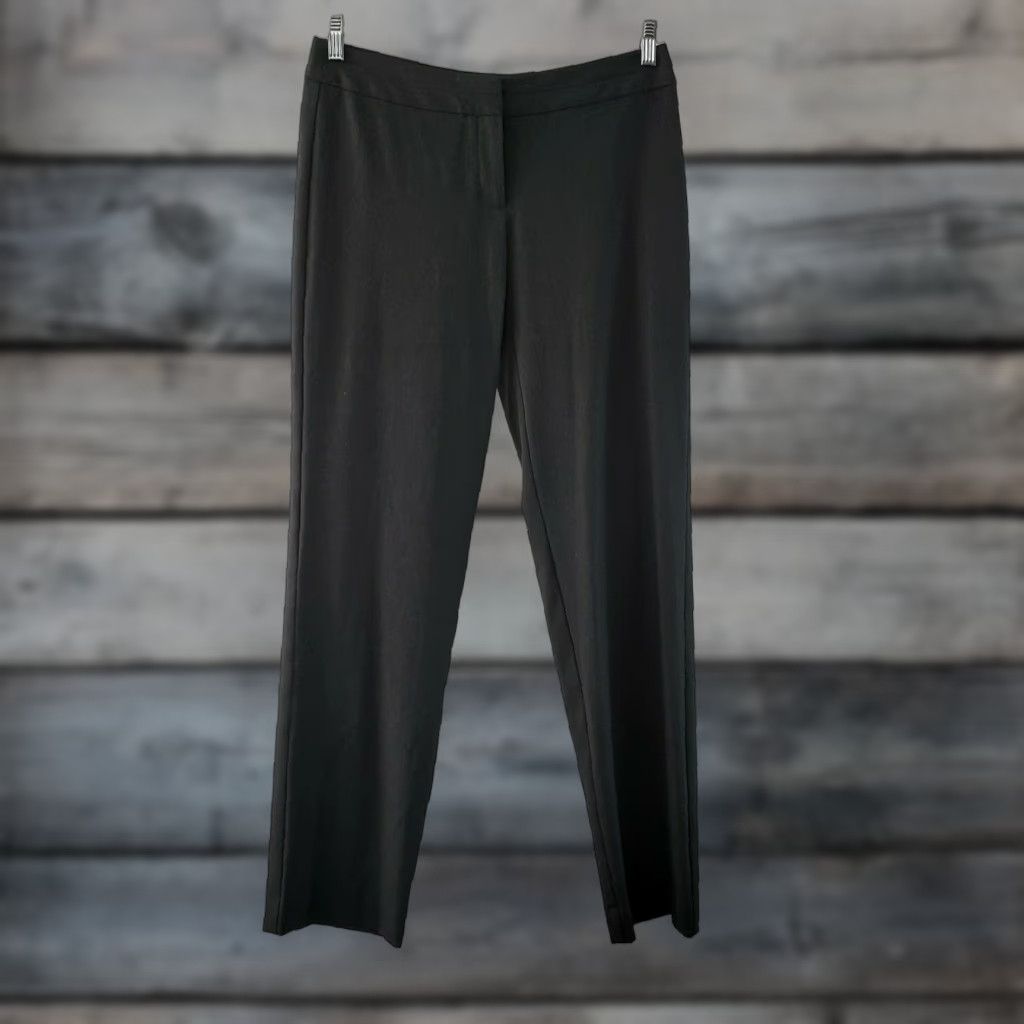 J. Jill J. Jill Womens Dress Pants Sz 6 Stretch Solid Gray Mid Rise Inseam 32in Polyester Blend Vintage: No Size 28" / US 6 / IT 42 - 1 Thumbnail
