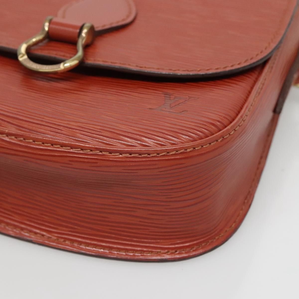 Louis Vuitton LOUIS VUITTON Epi Saint Cloud PM Shoulder Bag Brown M52213 Size ONE SIZE - 10 Thumbnail