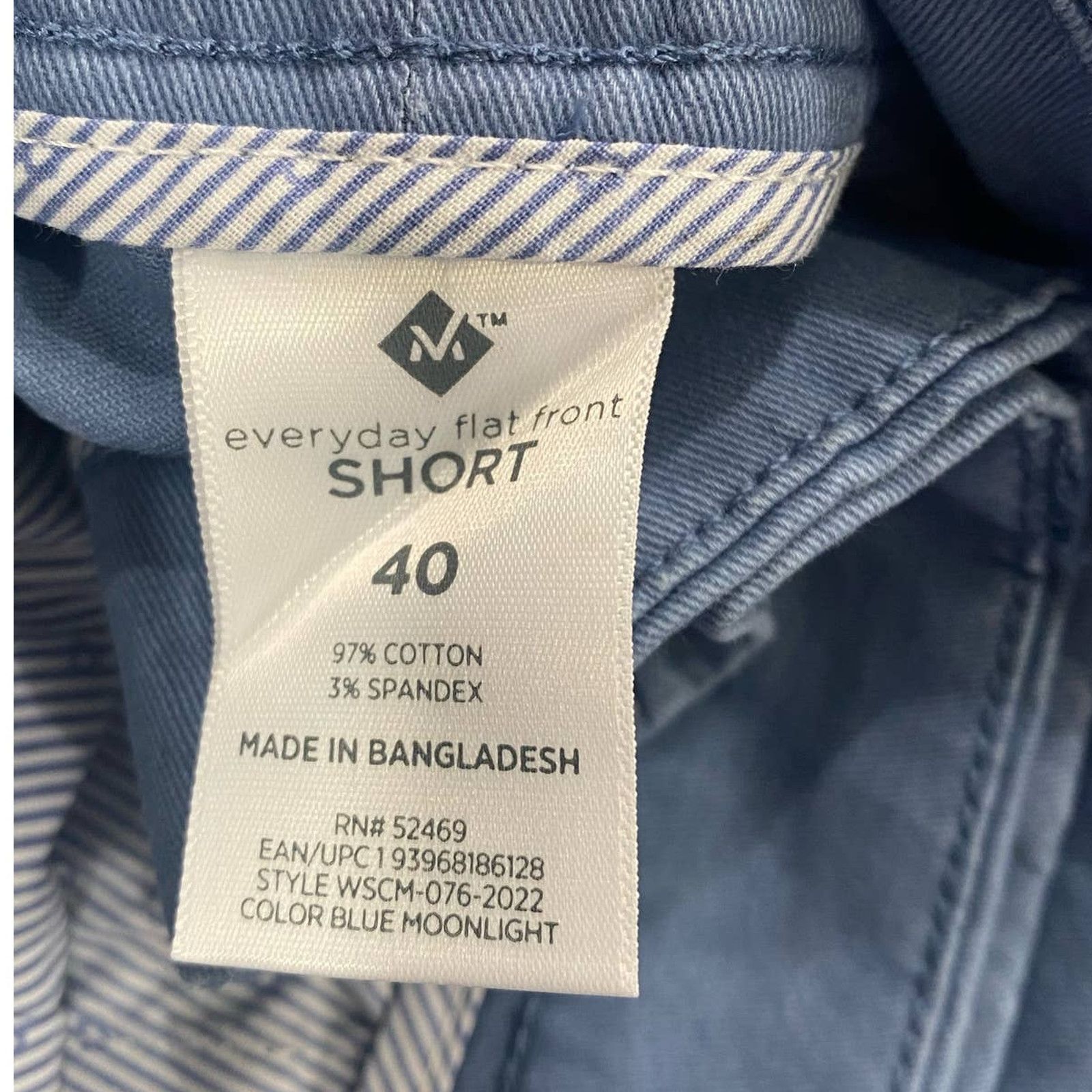 Other Members Mark Men's Everyday Stretch Flat Front Short SZ 40 Size US 40 / EU 56 - 3 Thumbnail