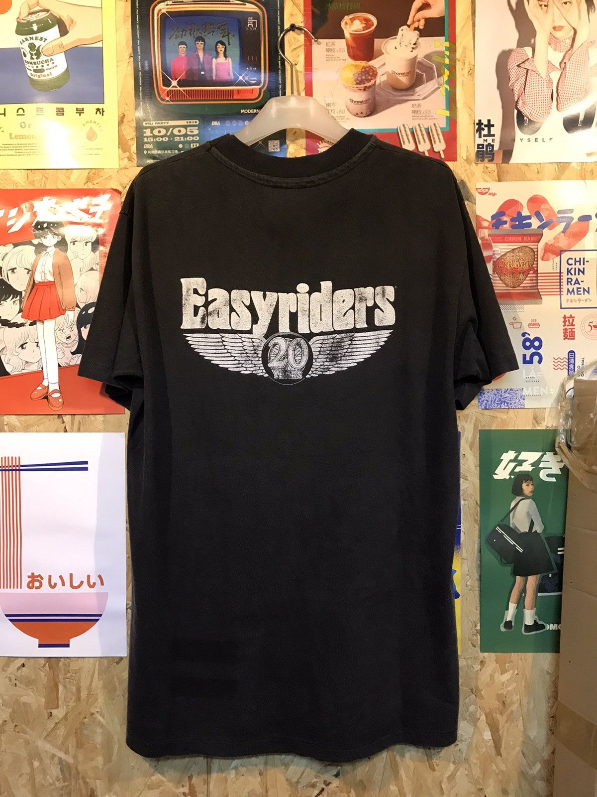 Hanes × Harley Davidson × Vintage Vintage Easyriders Discovering America 90s Tee Shirt Size US L / EU 52-54 / 3 - 3 Thumbnail