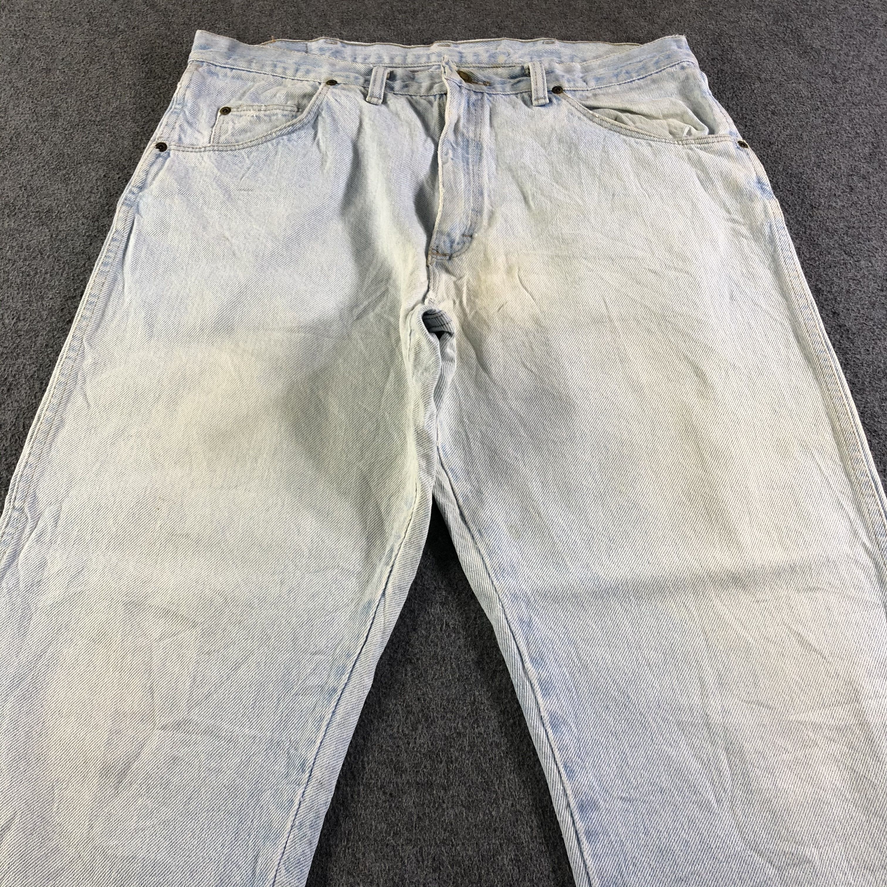 Vintage Vintage Light Wash Wrangler Jeans-J4405 Size US 36 / EU 52 - 3 Thumbnail