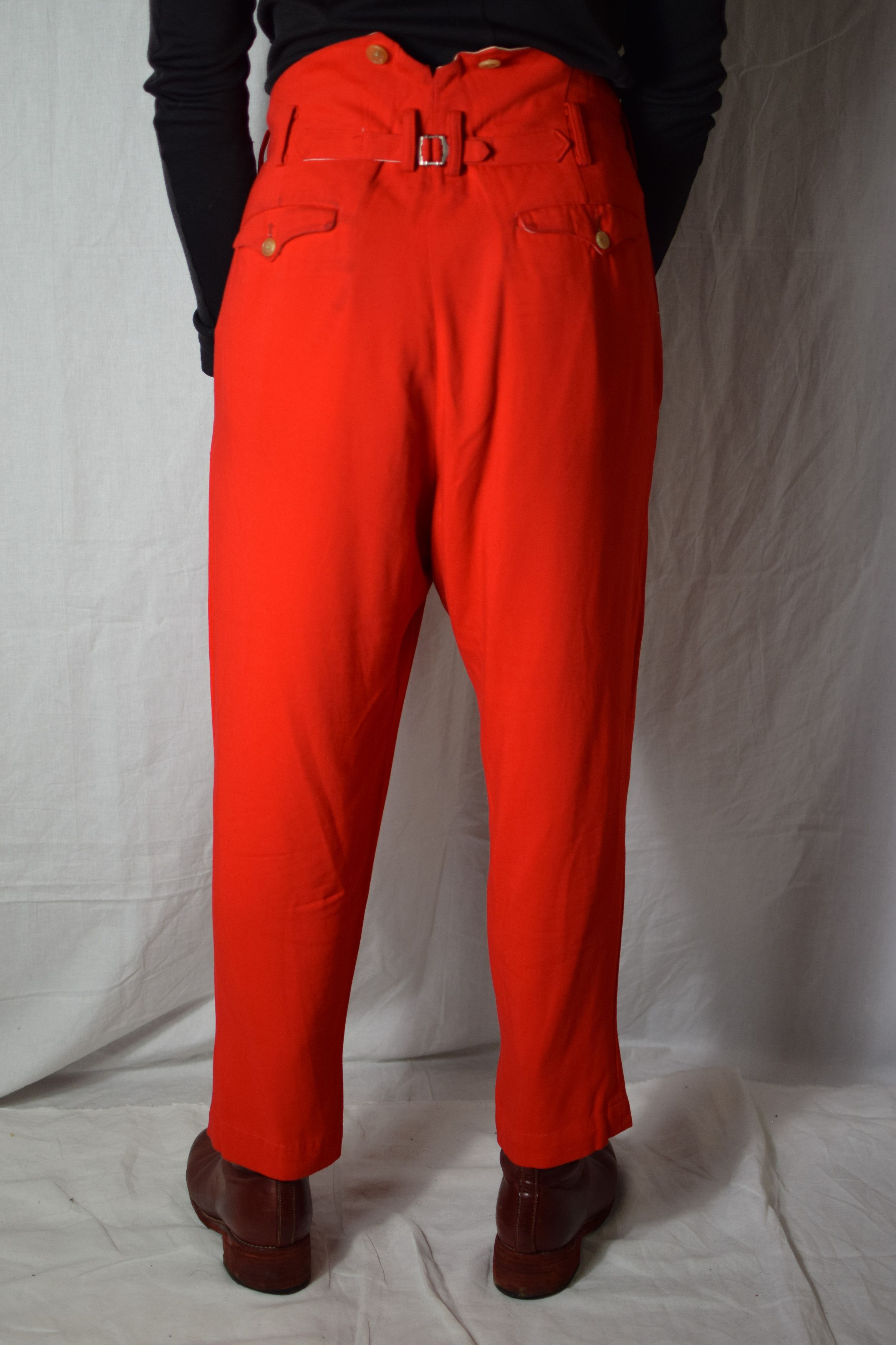Yohji Yamamoto YYPH Archive 80's Red Pants Size US 32 / EU 48 - 8 Thumbnail