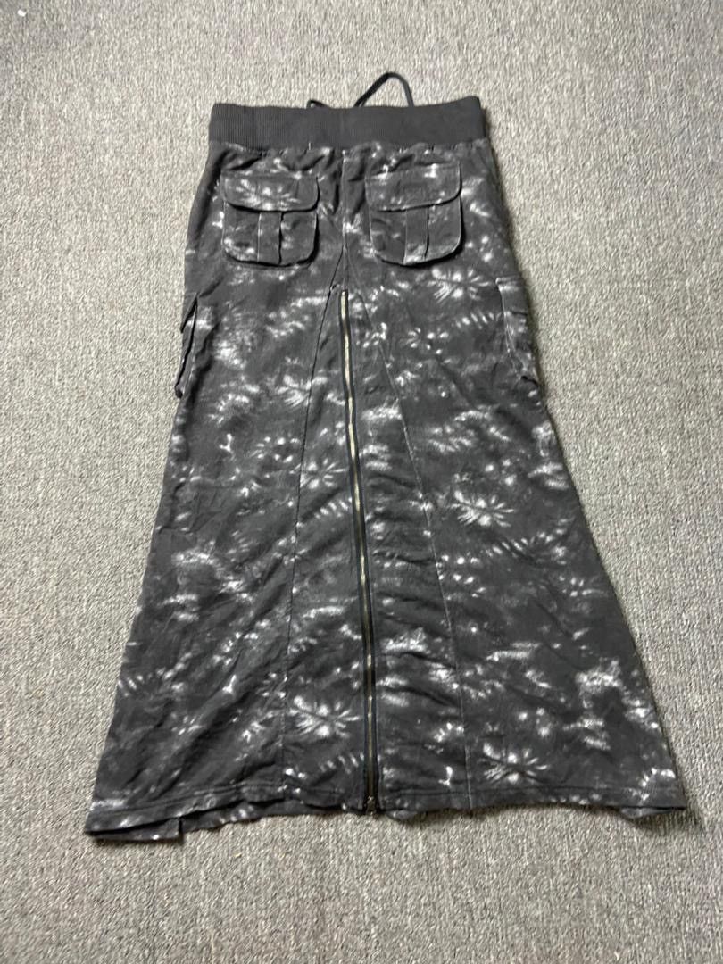 Japanese Brand Japanese Brand Washed Black Cargo Skirt (200) Size 28" / US 6 / IT 42 - 2 Thumbnail