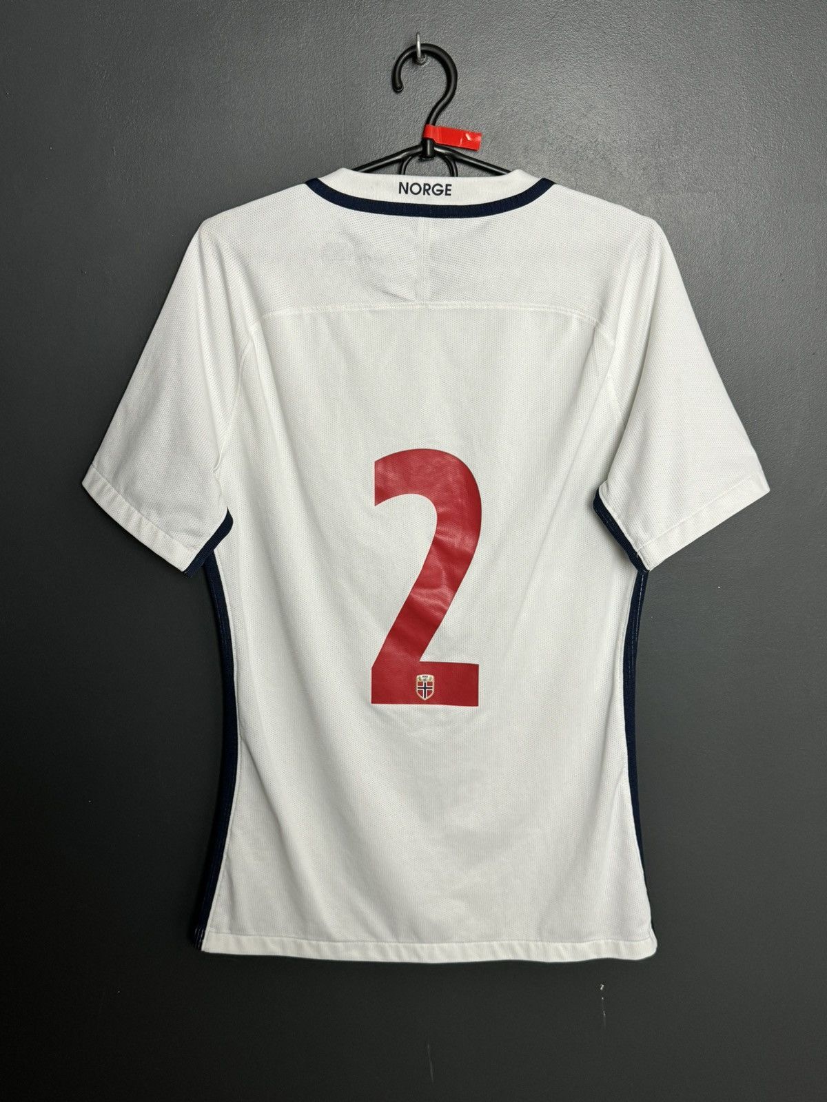 Nike Norway National Team 16/18 Away Football Player Issue Jersey Size M / US 6-8 / IT 42-44 - 2 Thumbnail
