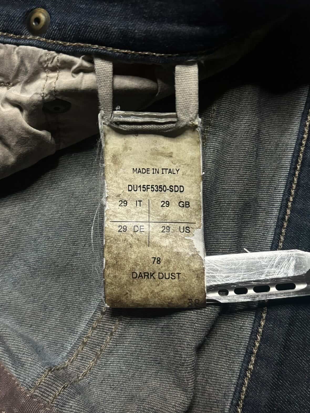 Rick Owens Rick Owens SS16 Dark Dust Denim Size US 29 - 6 Thumbnail