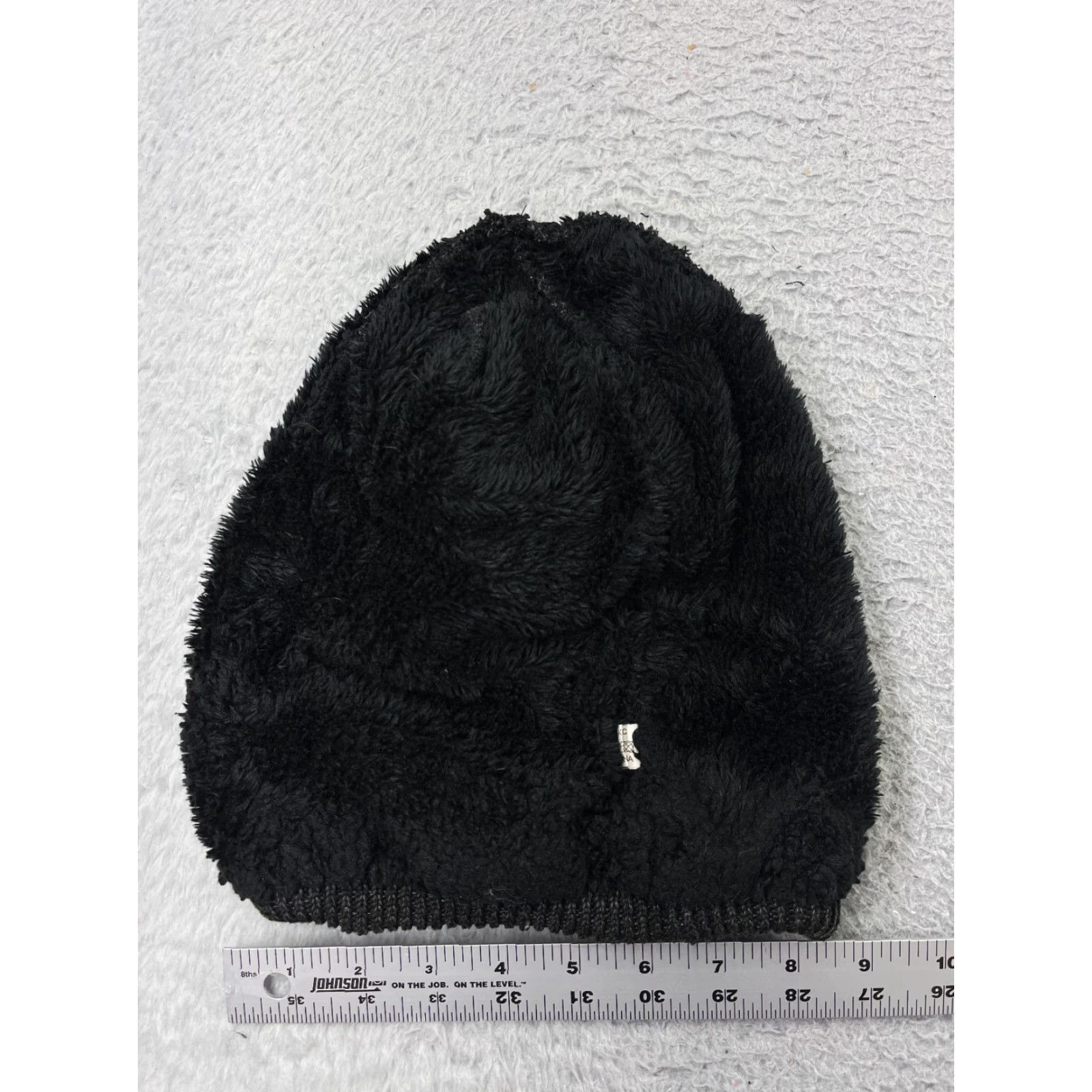 Vintage REDESS Beanie Toque Womens One Size Black Sherpa Fleece 100% Acrylic Lined Size ONE SIZE - 5 Thumbnail