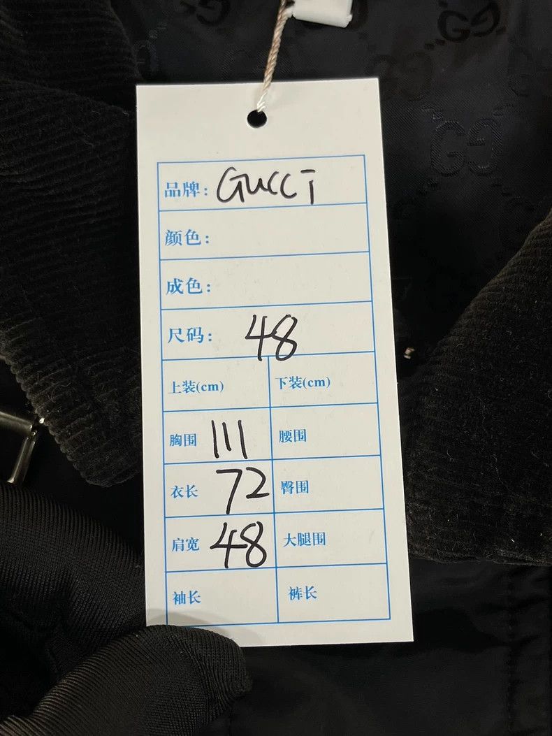 Gucci Gucci Black lined full-printed logo jacket 2502-Nextarrow Size US M / EU 48-50 / 2 - 3 Thumbnail