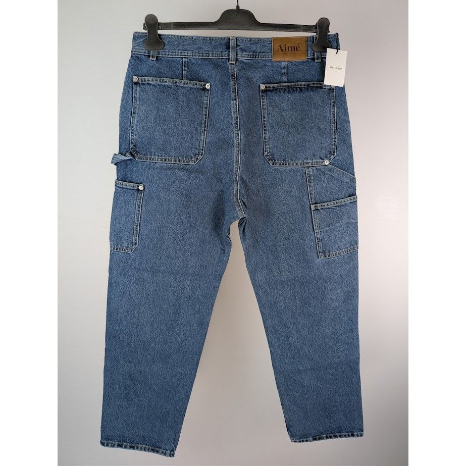 Aime Leon Dore o1rshd1 Denim Carpenter Pants in Mid Wash Size US 36 / EU 52 - 11 Thumbnail