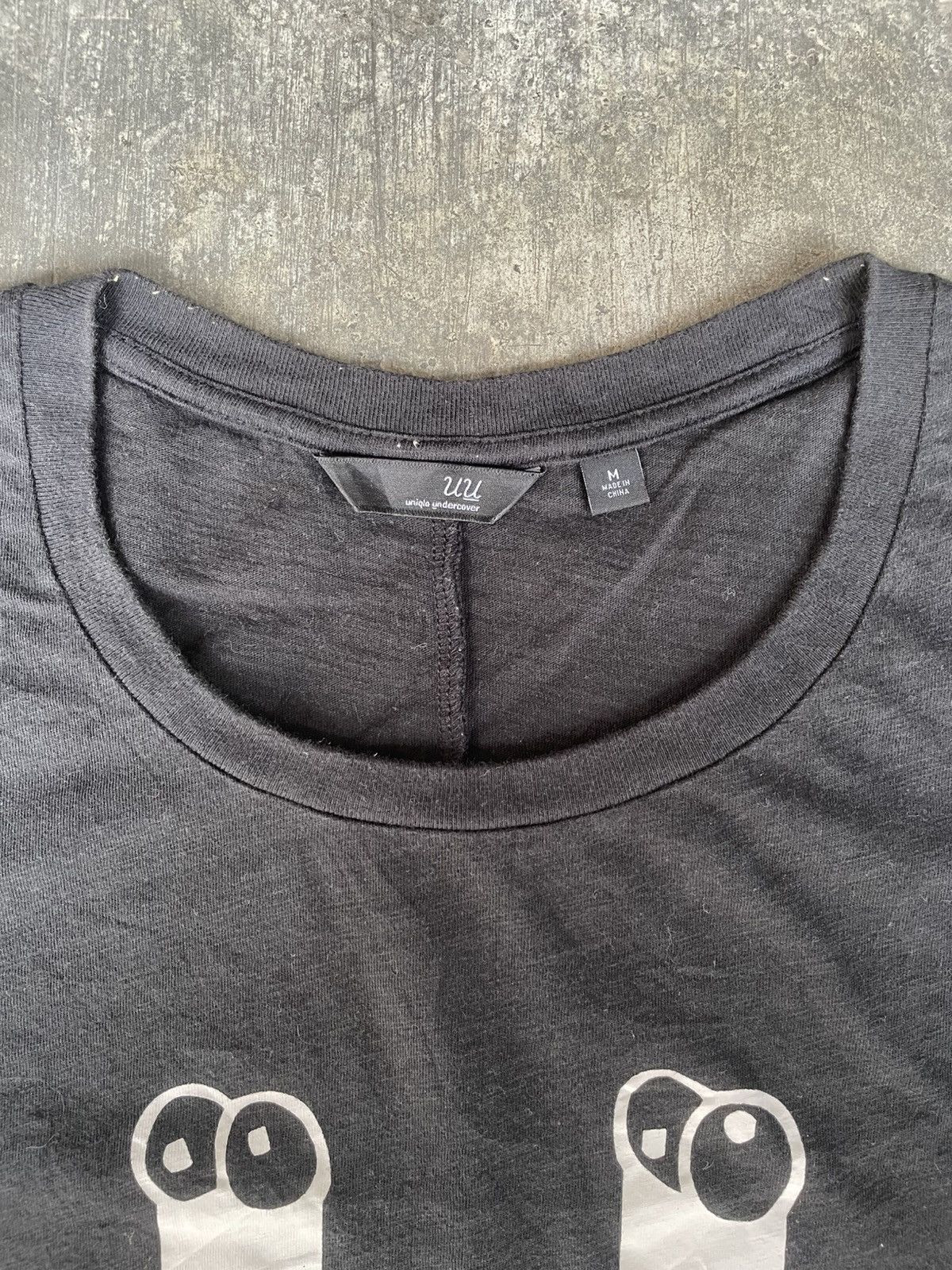 Undercover × Uniqlo Uniqlo × Undercover “UU Bones” Tee – Black Size US XXS / EU 40 - 2 Thumbnail