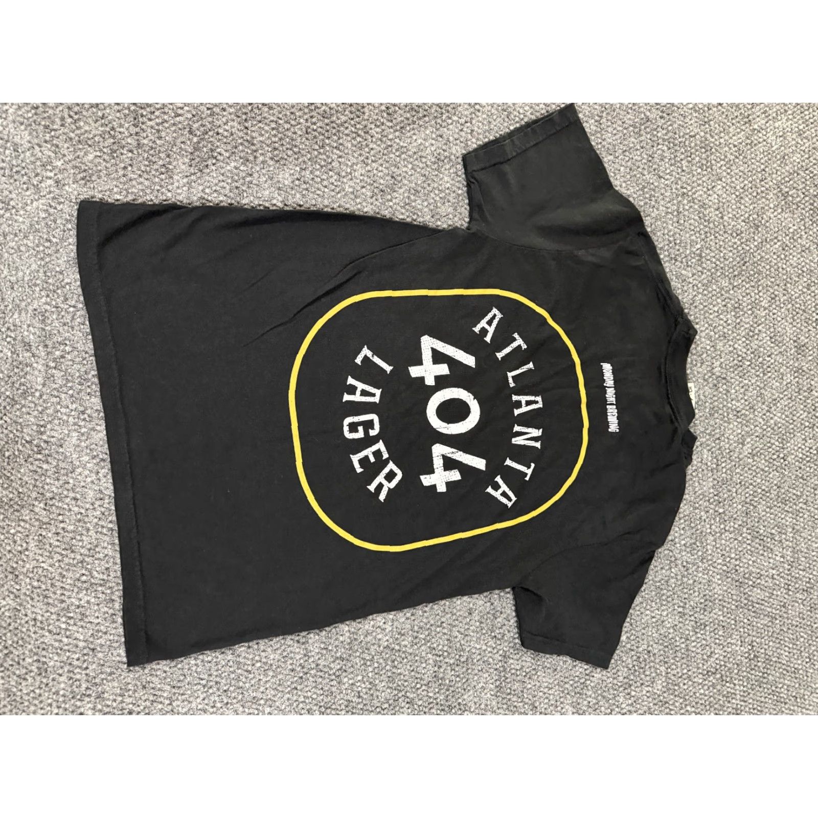 Comfort Colors Comfort Colors t shirt Mens Small Black Lager Atlanta beer classic graphic Crew Neck Short Sleeve Size US S / EU 44-46 / 1 - 4 Thumbnail