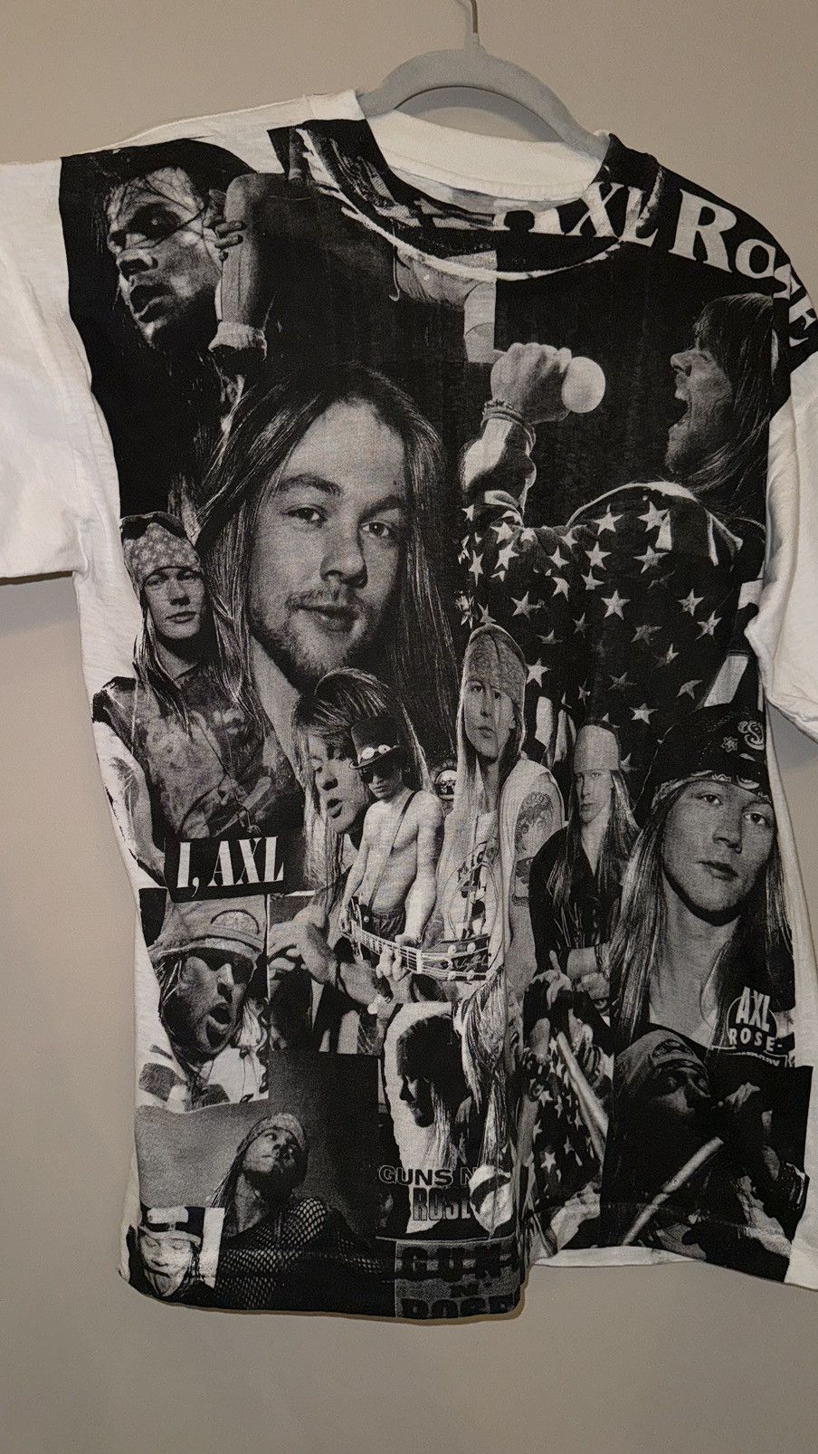 Band Tees Guns n Roses 90s 80 t shirt vintage single stitch over print Size US L / EU 52-54 / 3 - 3 Thumbnail