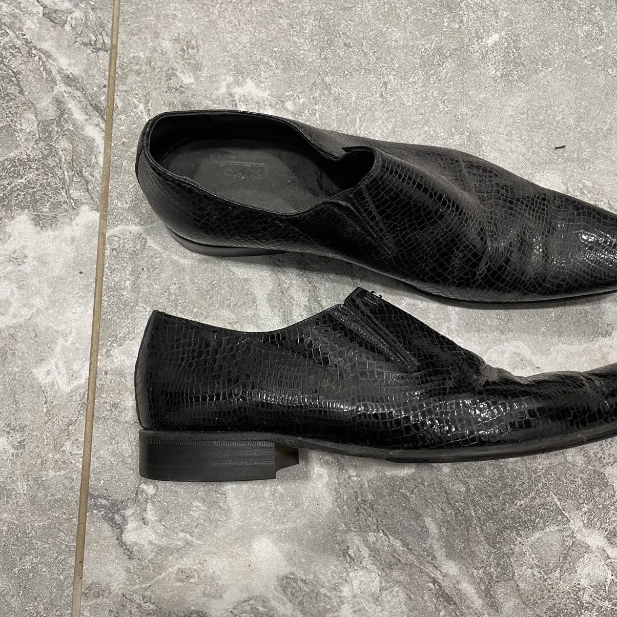 Japanese Brand × Vintage 41 leather loafers crocodile Boots shoes oxford cheaney vero Size US 8 / EU 41 - 2 Thumbnail