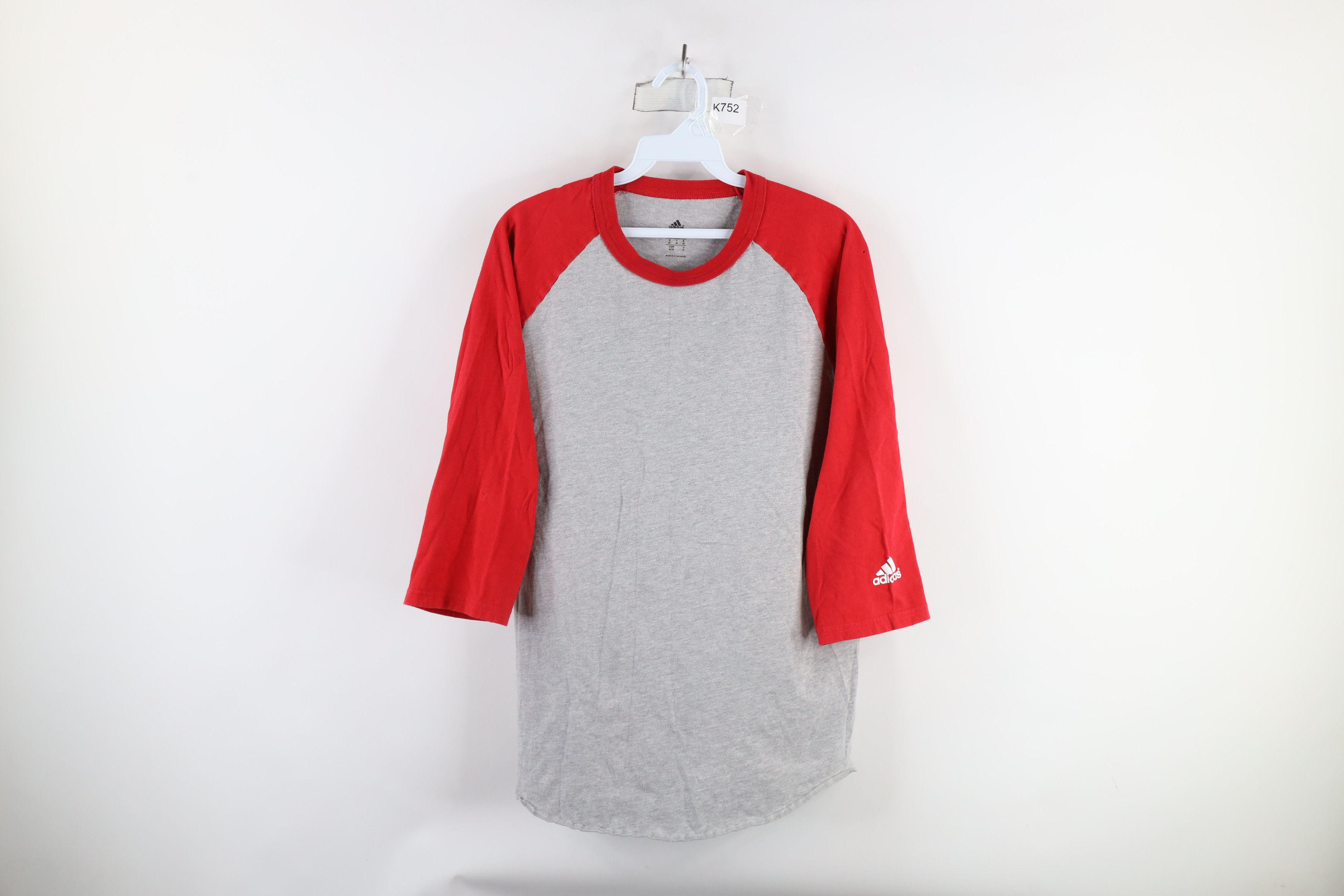 Adidas × Vintage Vintage Y2K Adidas 3/4 Sleeve Baseball Raglan T-Shirt Size US M / EU 48-50 / 2 - 1 Thumbnail