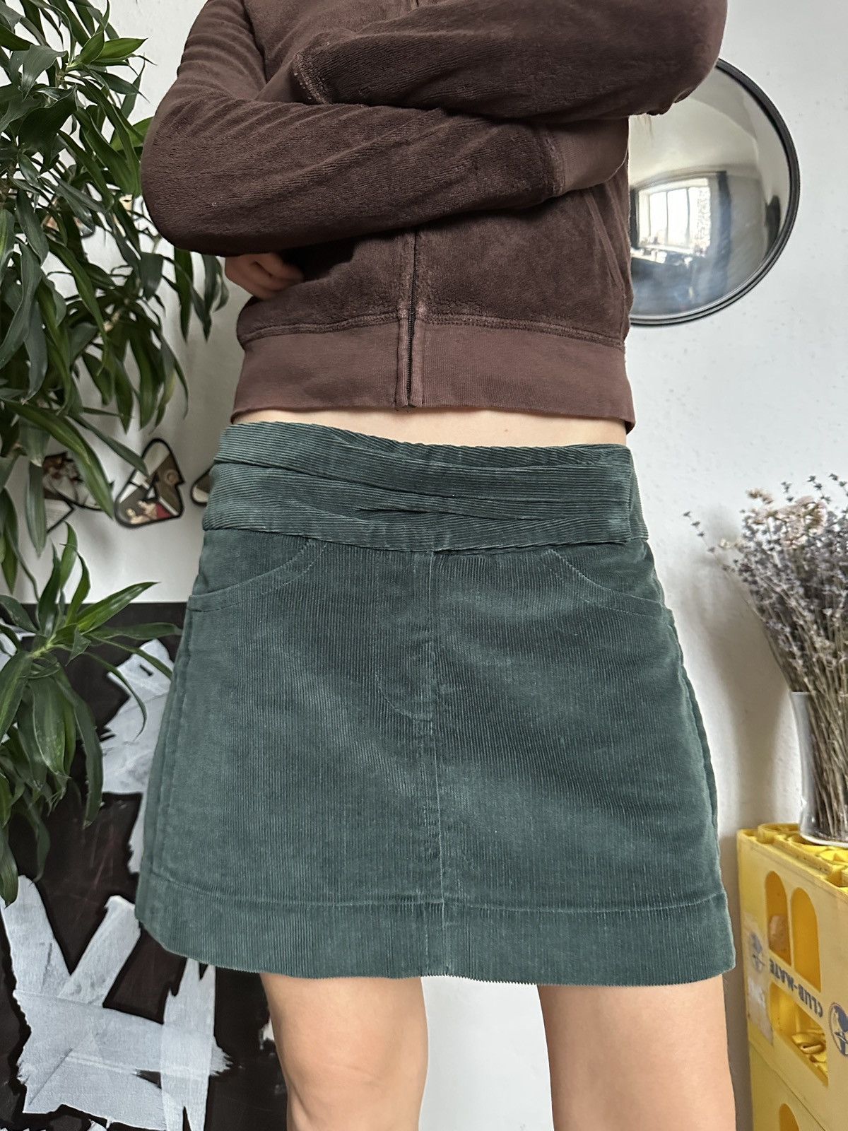 Isabel Marant × Vintage Isabel Marant Vintage Corduroy Wrap Asymmetrical Mini Skirt Size 26" / US 2 / IT 38 - 1 Thumbnail